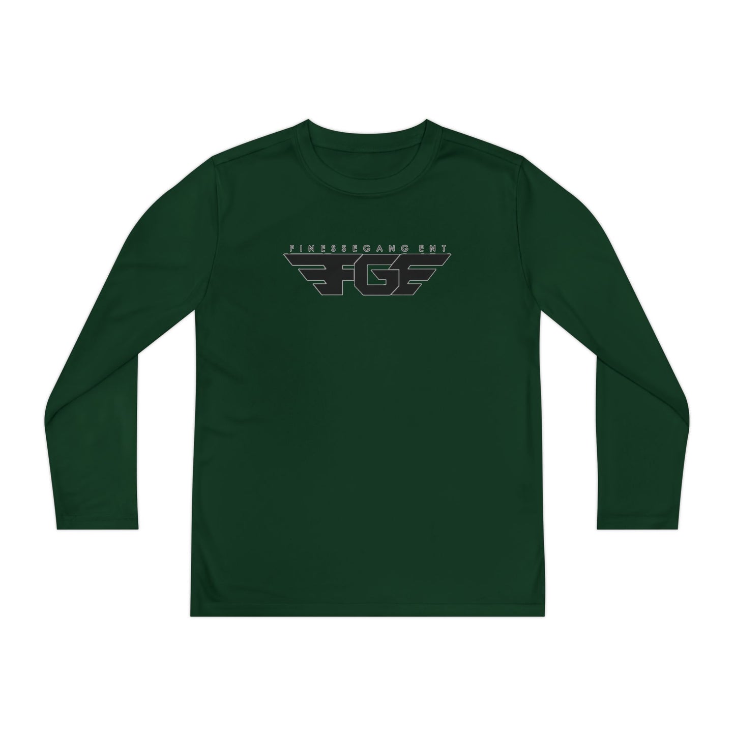 Youth FGE Long Sleeve Active Tee - Sportswear for Kids, Comfortable Athletic Shirt, Stylish Youth Tee for Team Events, Gift for Active Kids
