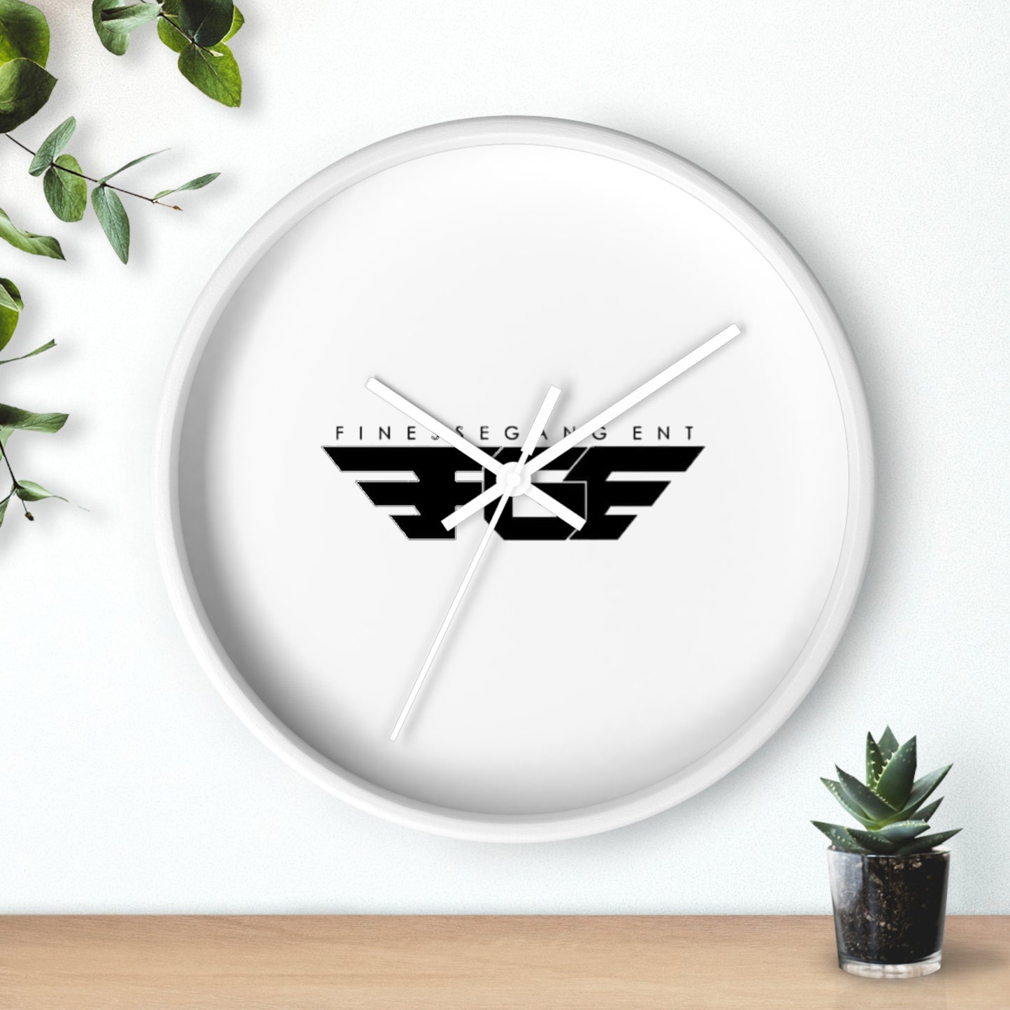 Sleek FGE Modern Wall Clock | Fine Elegant Design, Minimalist Home Decor, Office Clock, Gift for Him, Stylish Timepiece