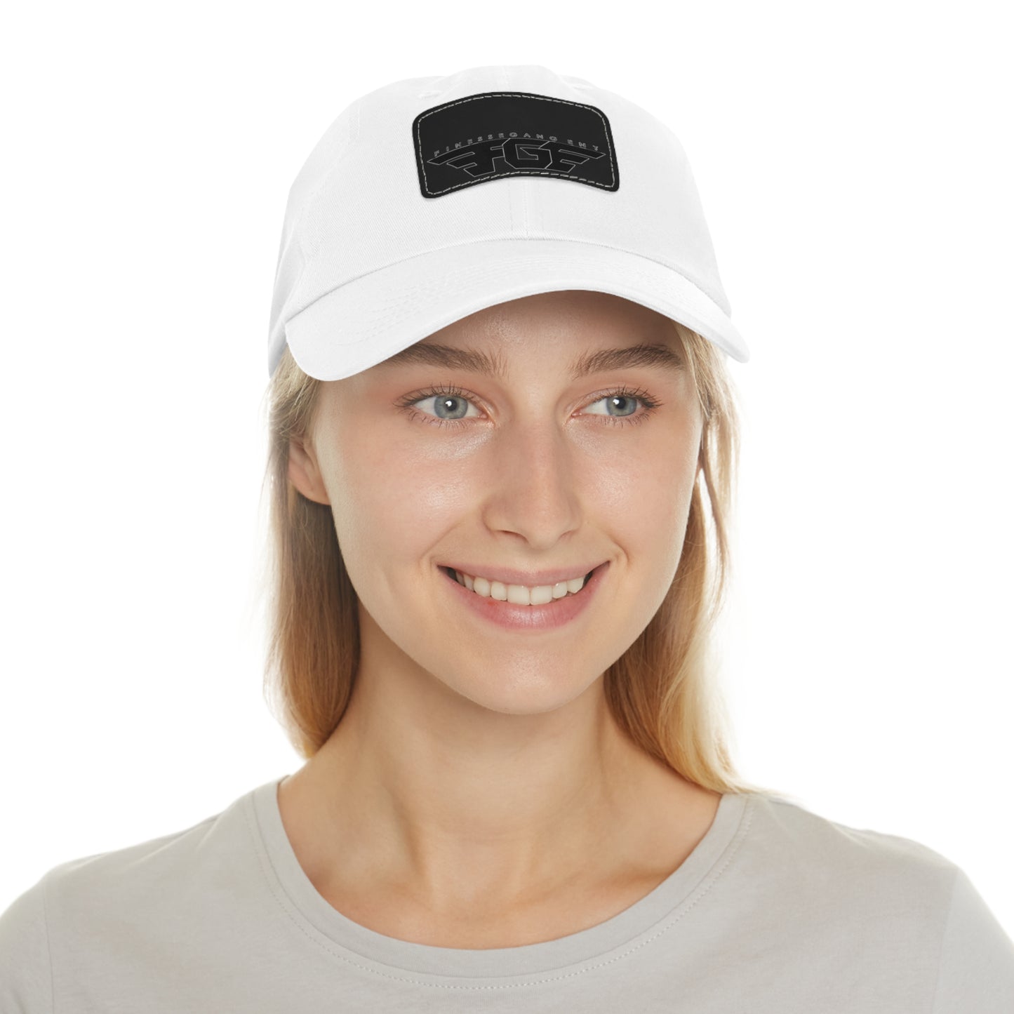 FGE Custom Leather Patch Dad Hat, Casual Cap, Stylish Dad Hat, Outdoor Hat, Perfect Gift for Dads, Father's Day Gift, Adjustable Cap