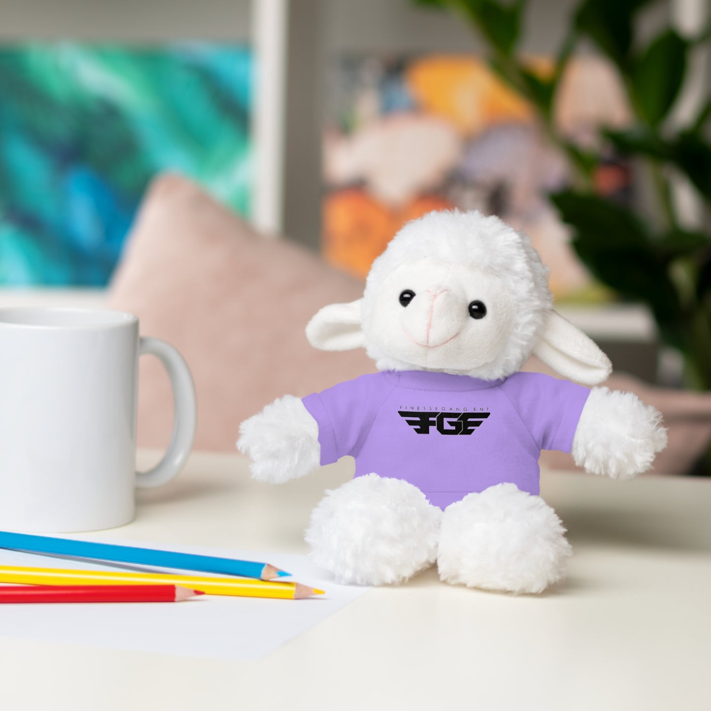 Stuffed Baby NESSY POOH Animals with FGE Tee