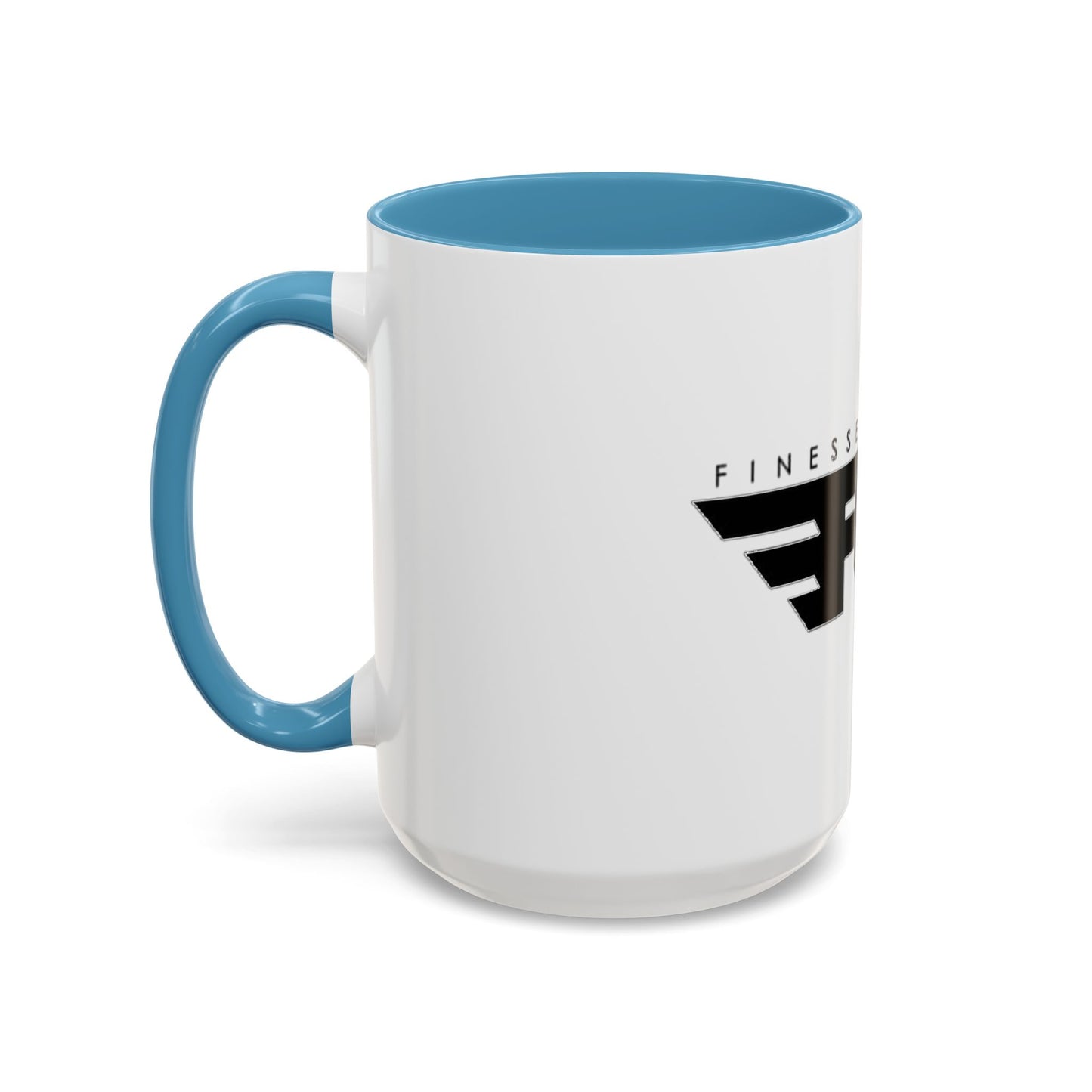 Stylish FGE Accent Coffee Mug - Finesse Gang Logo, Unique Gift, Office Decor, Personalized Mug, Coffee Lover, Custom Drinkware