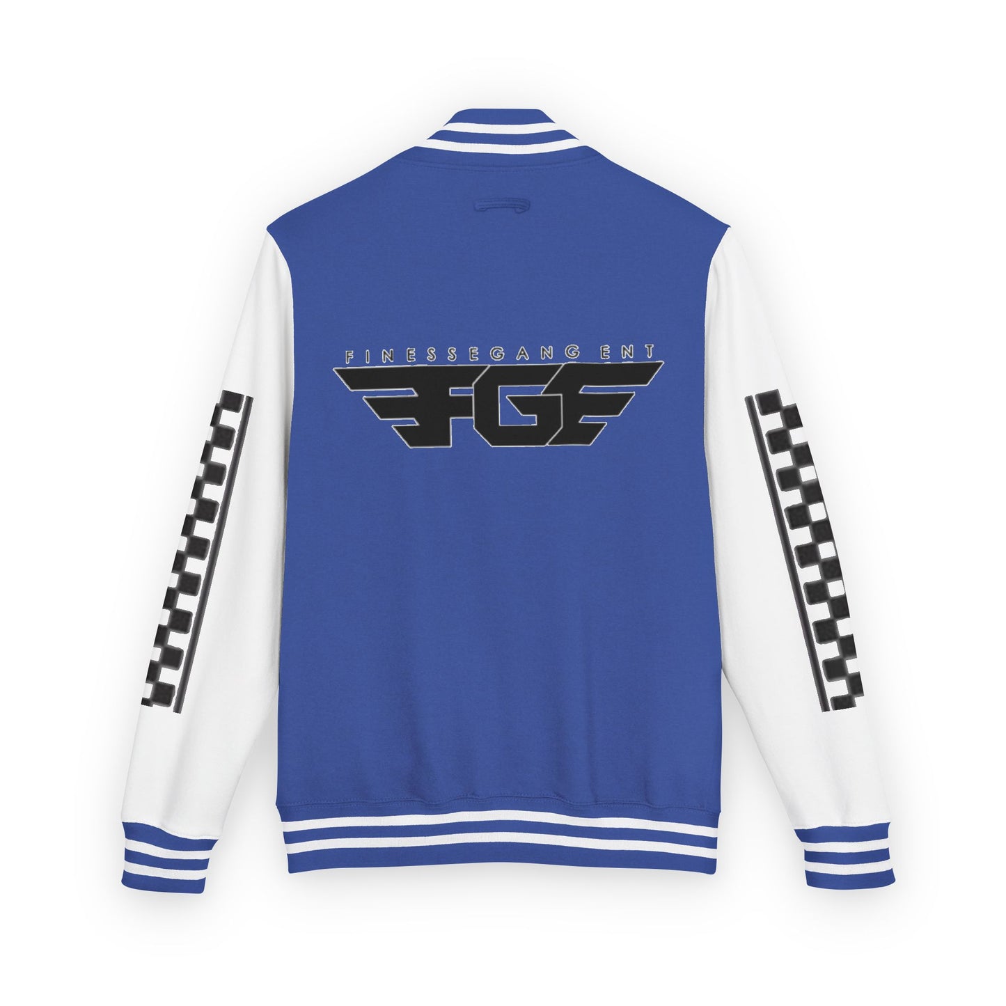 Stylish FGE Unisex Heavyweight Letterman Jacket with Bold Pattern - Perfect for Sports Fans, Casual Wear, College Events, Gifts & Celebrations