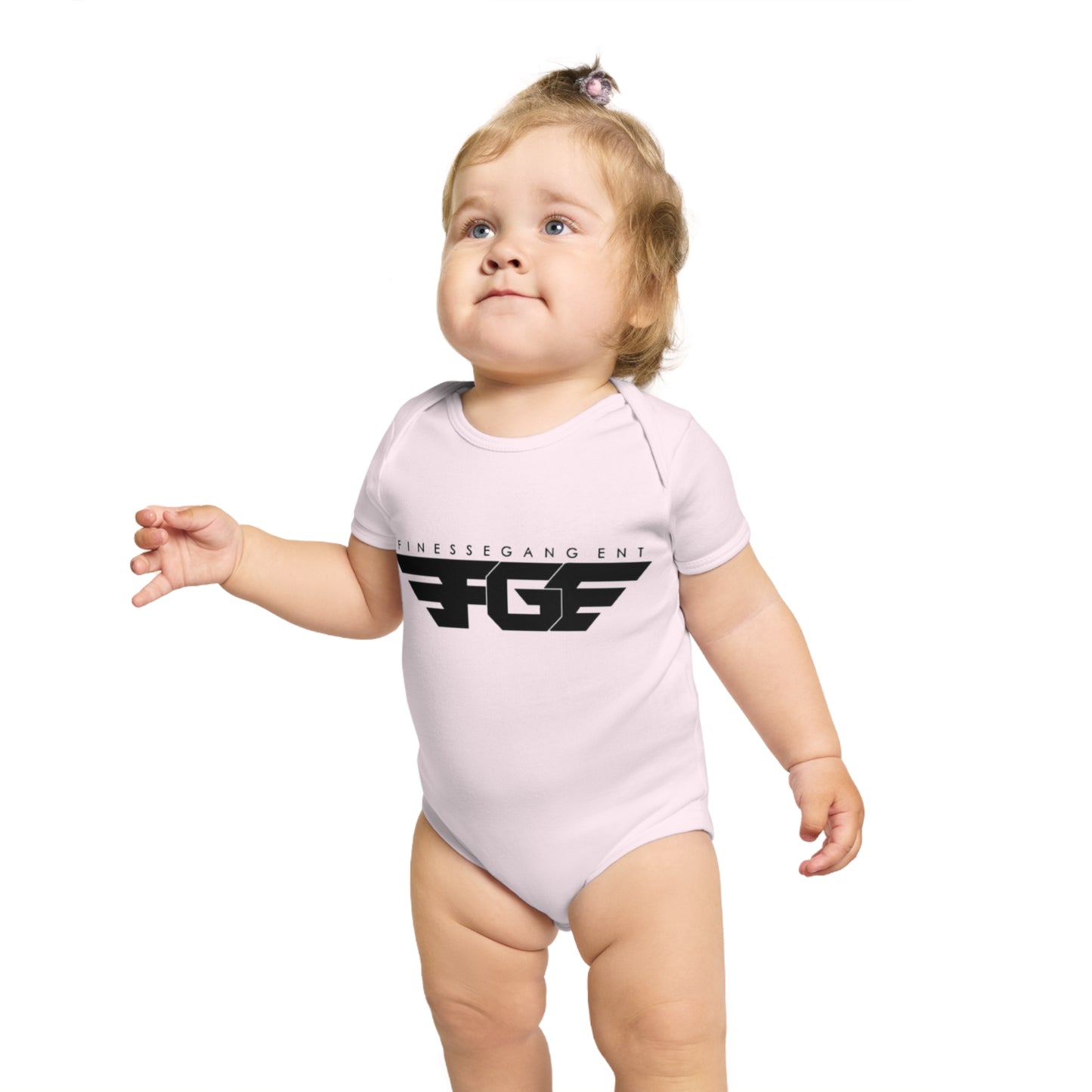 Finesse Agent Short Sleeve Baby Bodysuit - Trendy Infant Apparel