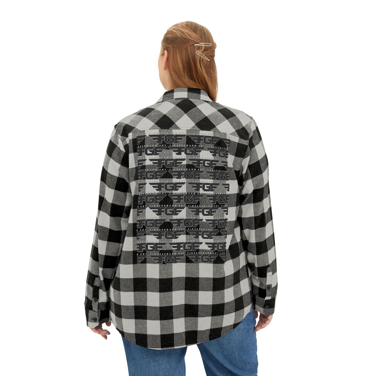 Cozy FGE Unisex Flannel Shirt for Fall Adventures, Casual Outing, Outdoor Gifting, Halloween Gatherings
