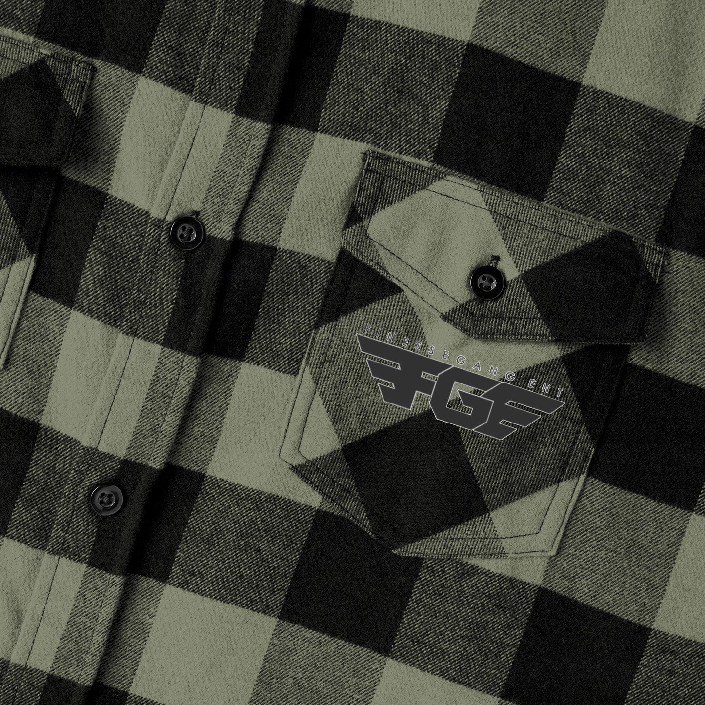 Cozy FGE Unisex Flannel Shirt for Fall Adventures, Casual Outing, Outdoor Gifting, Halloween Gatherings