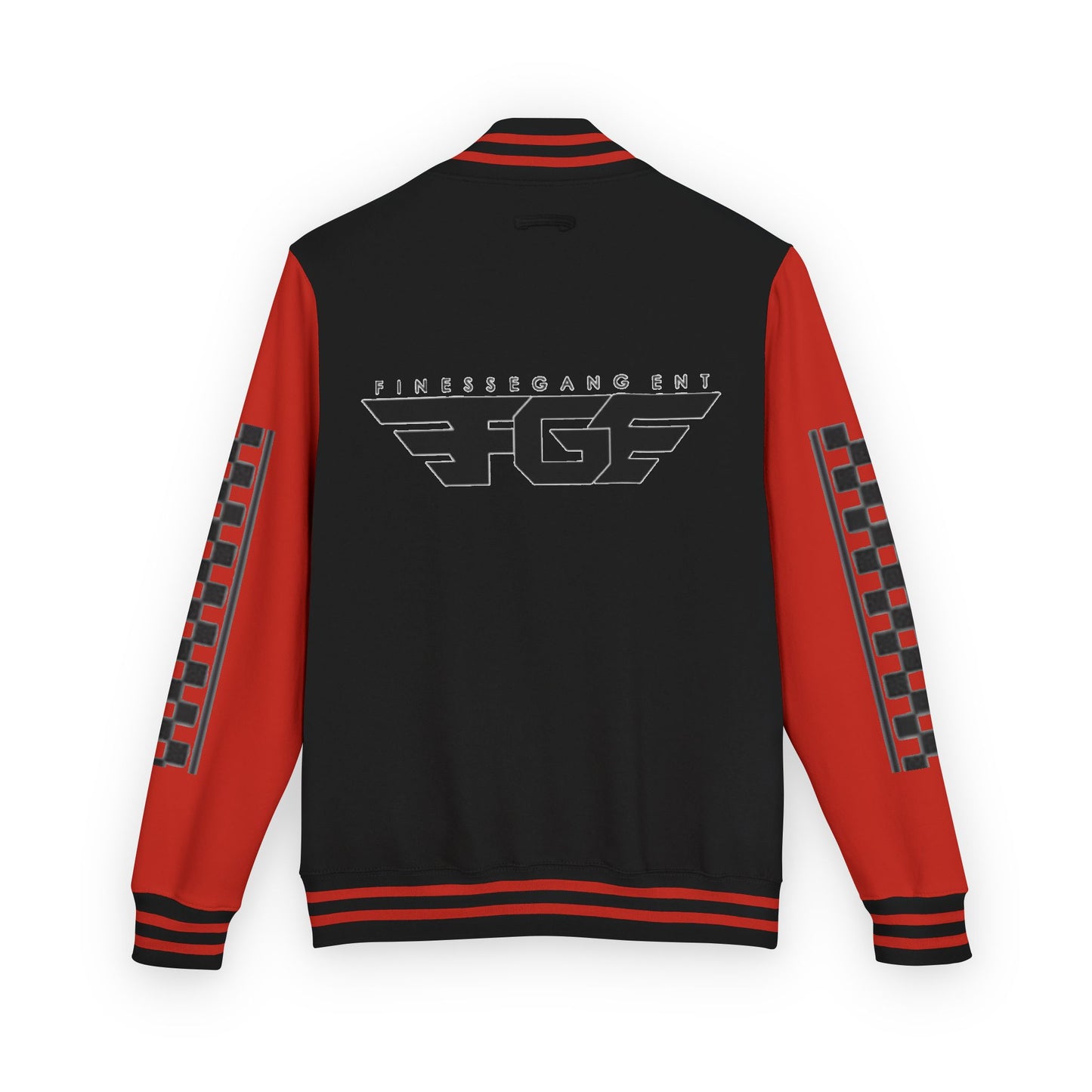 Stylish FGE Unisex Heavyweight Letterman Jacket with Bold Pattern - Perfect for Sports Fans, Casual Wear, College Events, Gifts & Celebrations