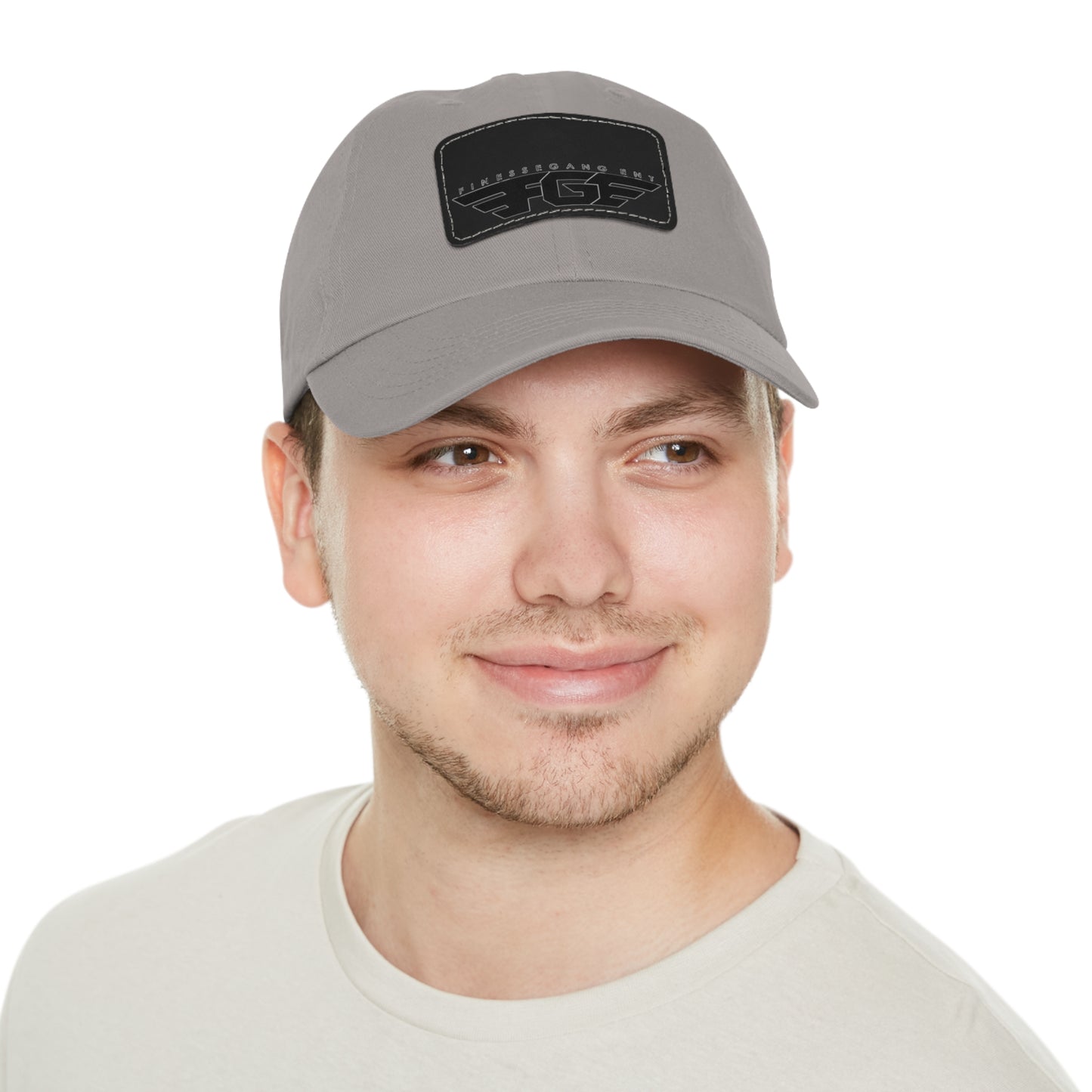 FGE Custom Leather Patch Dad Hat, Casual Cap, Stylish Dad Hat, Outdoor Hat, Perfect Gift for Dads, Father's Day Gift, Adjustable Cap