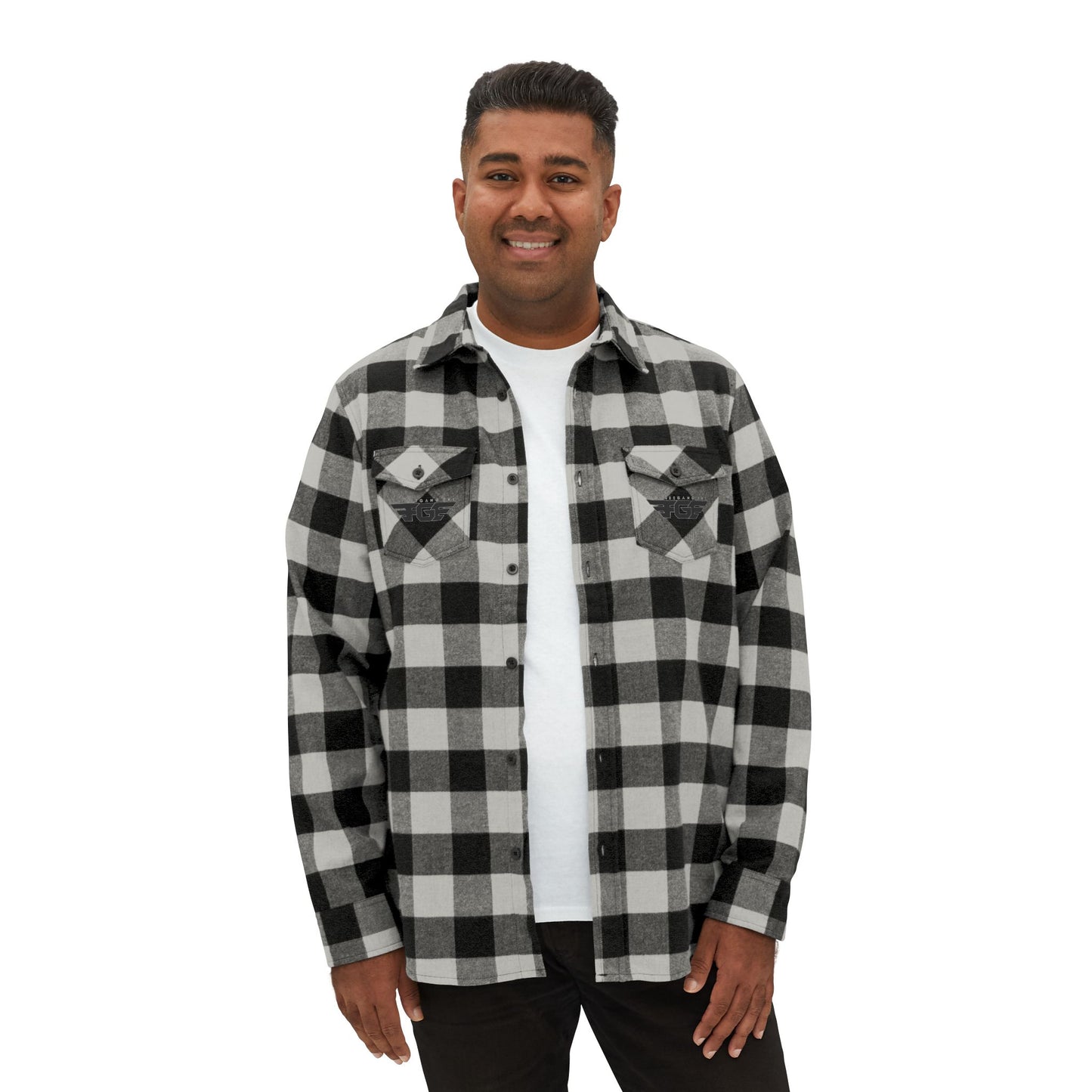 Cozy FGE Unisex Flannel Shirt for Fall Adventures, Casual Outing, Outdoor Gifting, Halloween Gatherings