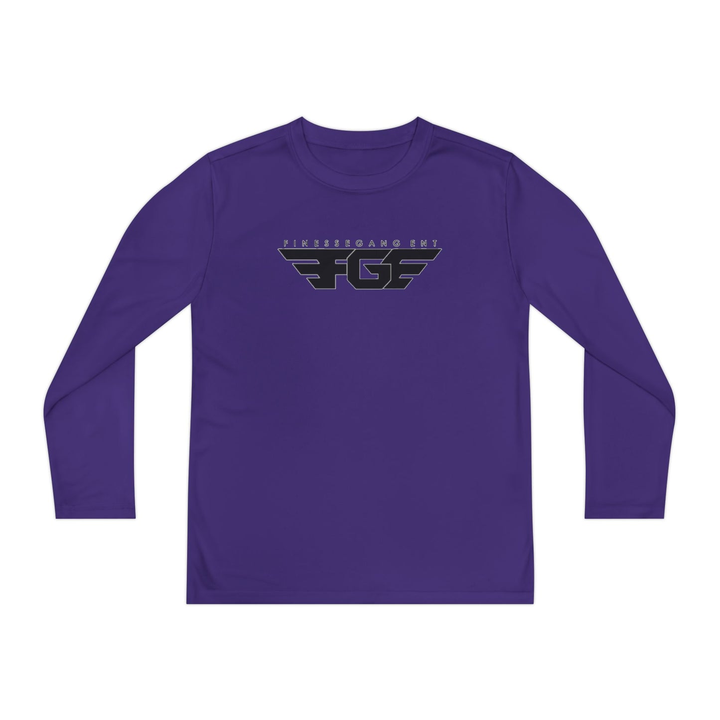 Youth FGE Long Sleeve Active Tee - Sportswear for Kids, Comfortable Athletic Shirt, Stylish Youth Tee for Team Events, Gift for Active Kids