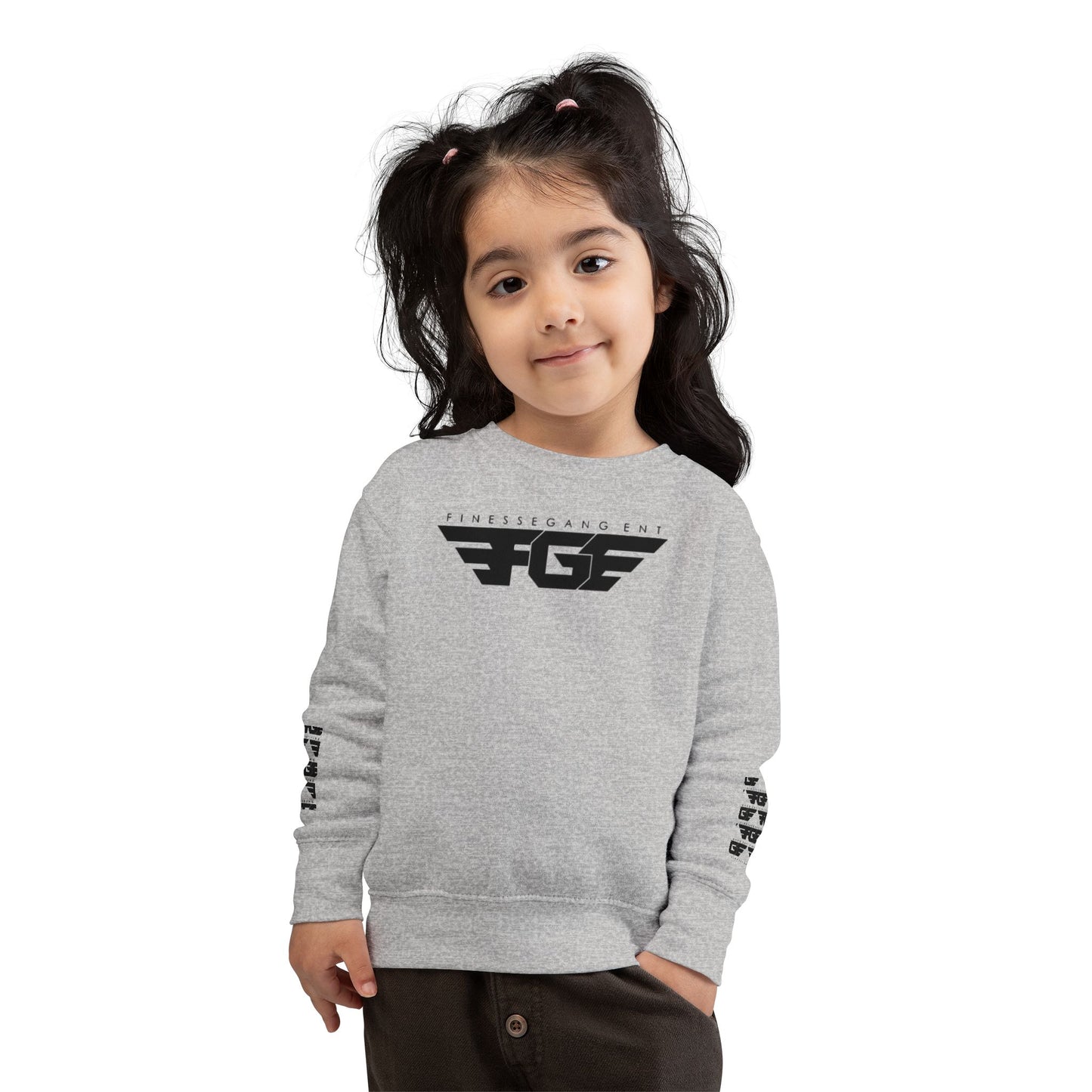 Stylish FGE Toddler Sweatshirt, Cool Kids Apparel, Graphic Toddler Top, Trendy Childrens Clothing, Birthday Gift for Kids, Casual Toddler Wear