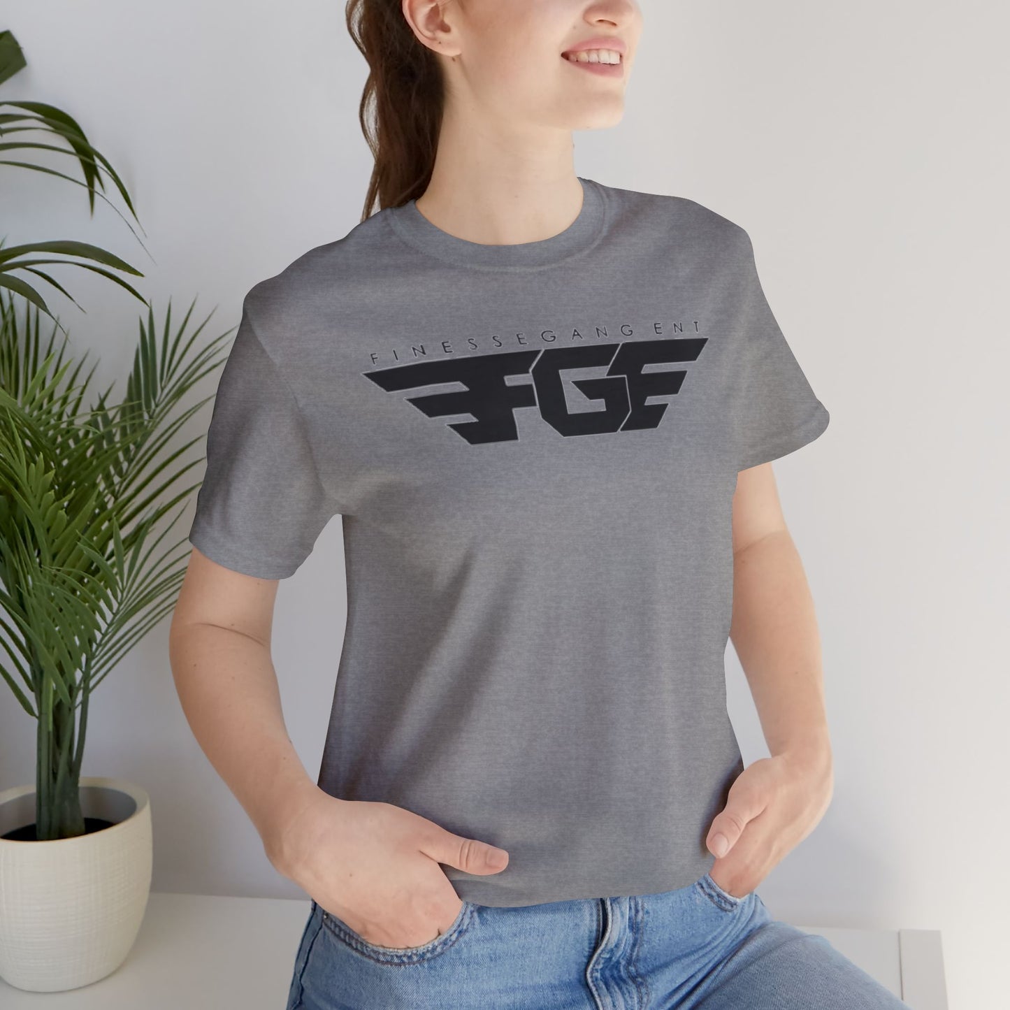 Unisex FGE Graphic Tee, Casual Urban T-Shirt, Finesse Gang Apparel, Trendy Streetwear, Cool Everyday Wear