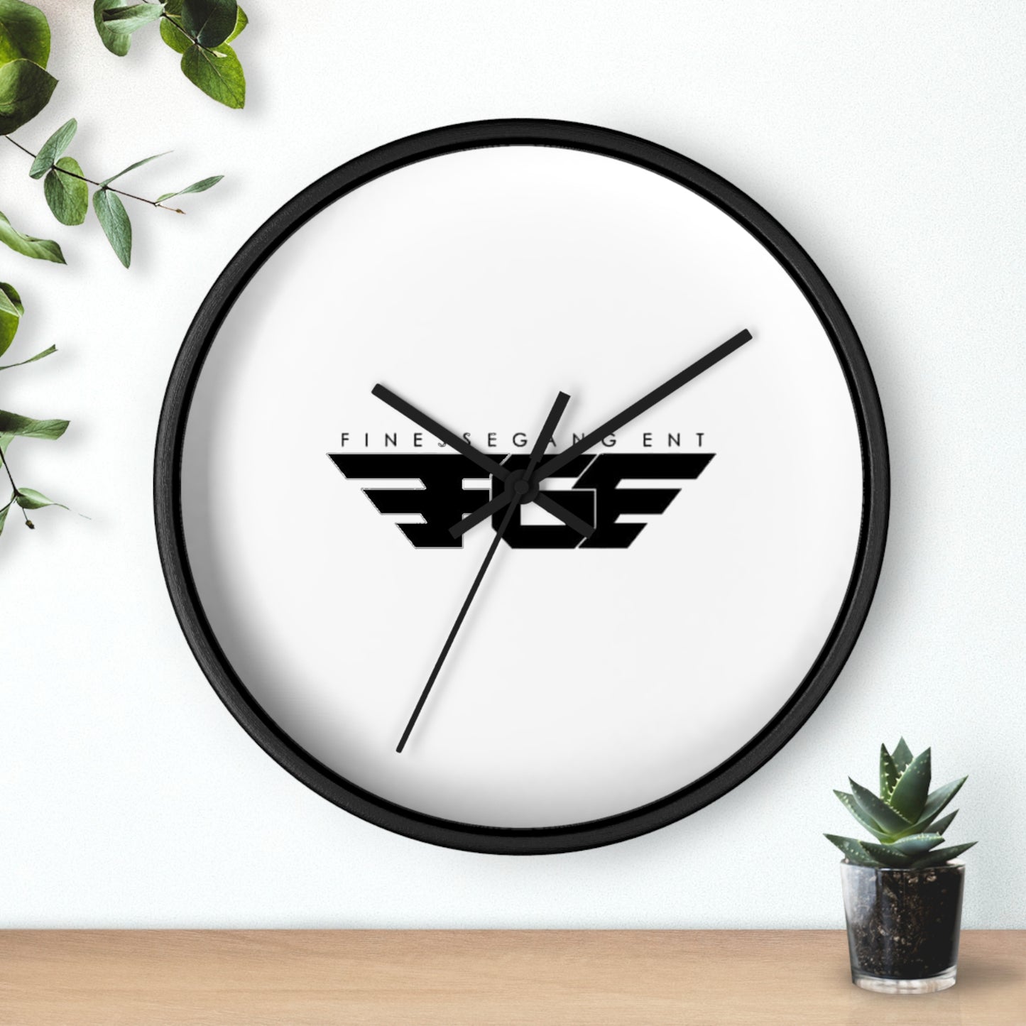 Sleek FGE Modern Wall Clock | Fine Elegant Design, Minimalist Home Decor, Office Clock, Gift for Him, Stylish Timepiece