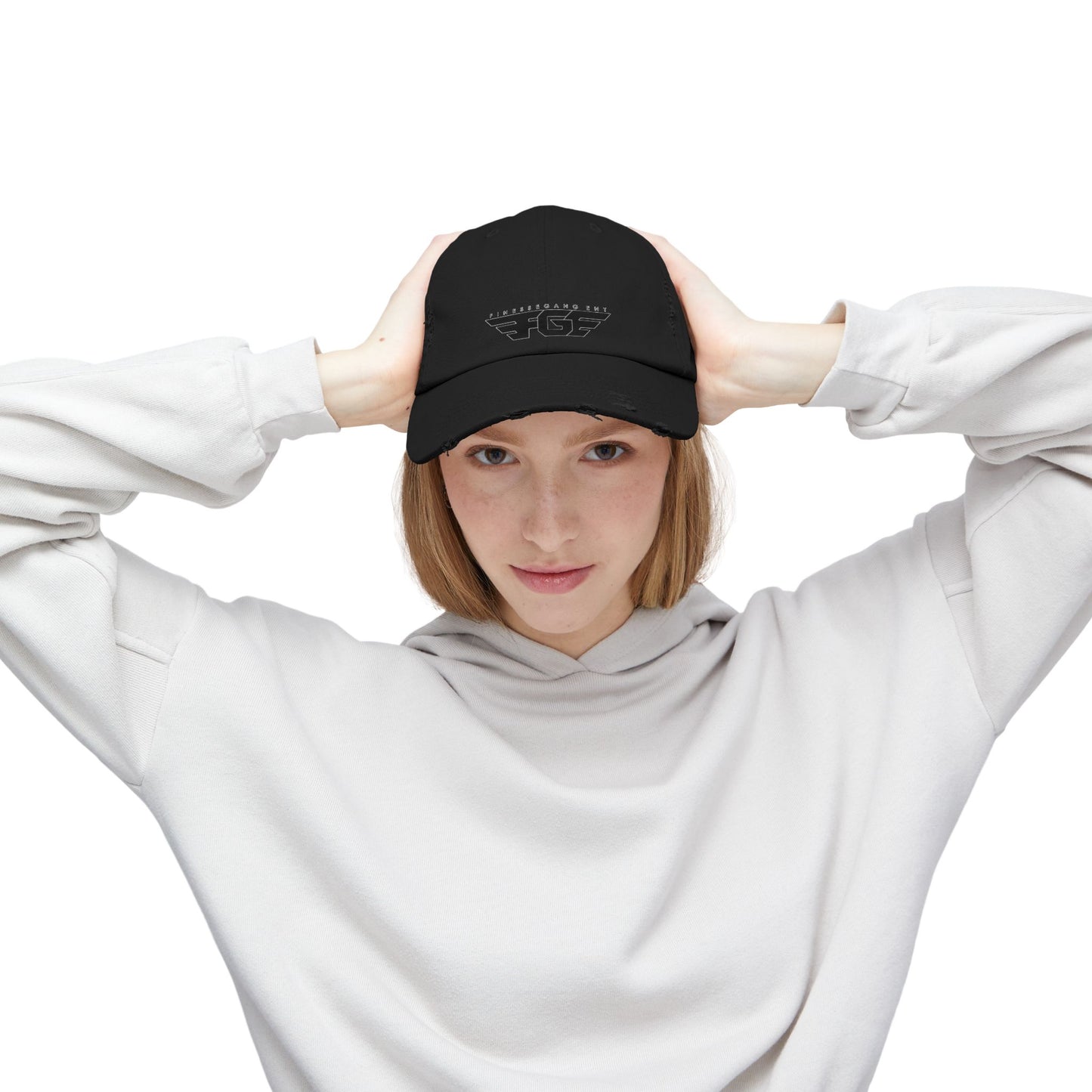 FGE Unisex Distressed Cap