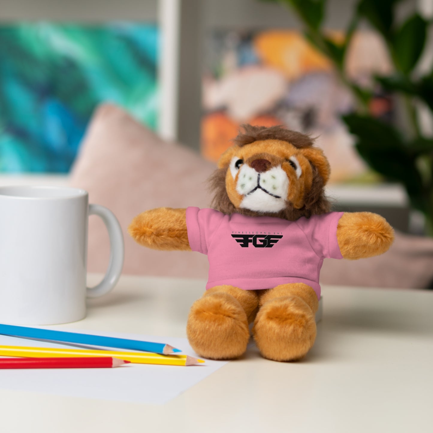 Stuffed Baby NESSY POOH Animals with FGE Tee