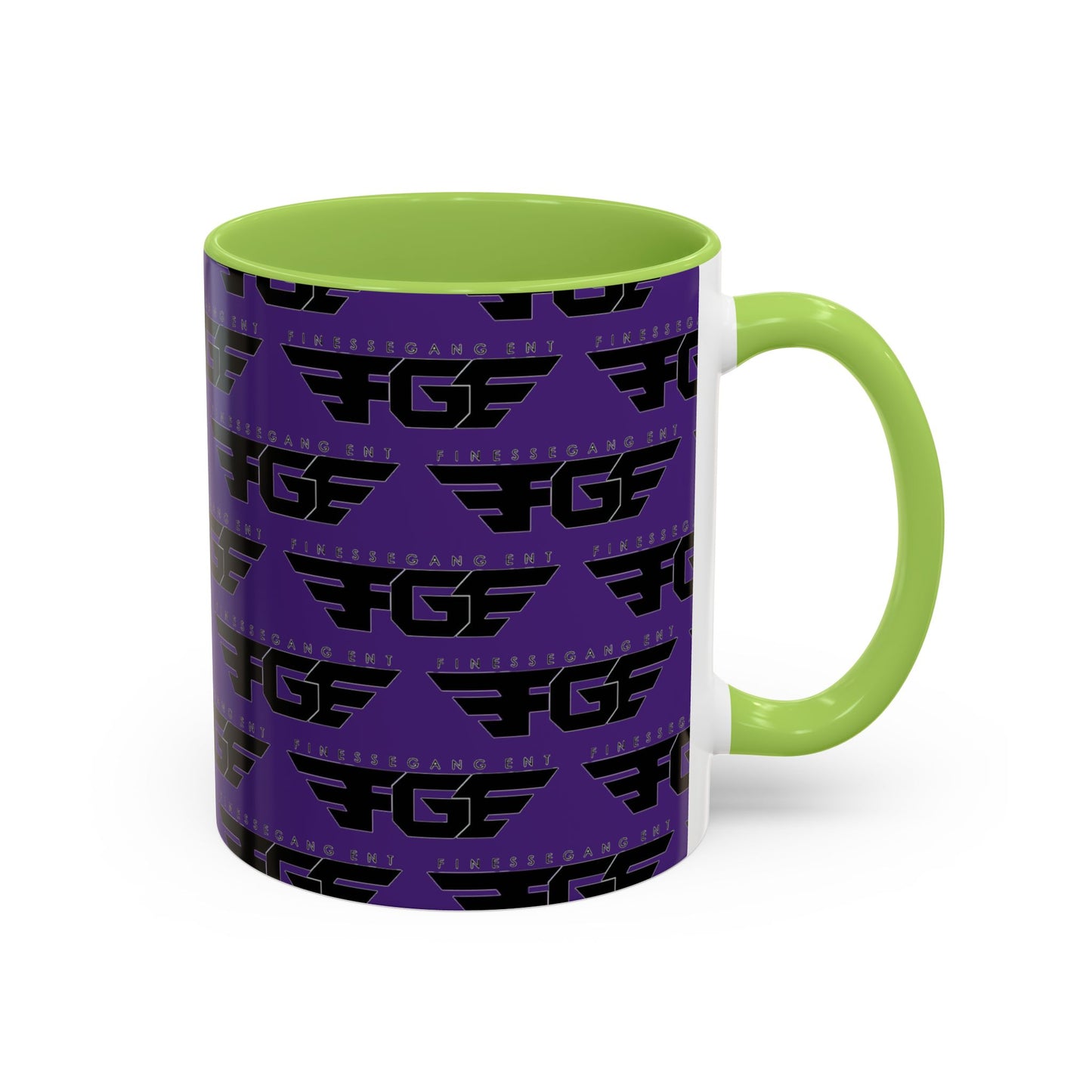 Funky Purple Accent Coffee Mug - Unique Gift for Coffee Lovers, Stylish Home Decor, Office Essential, Birthday Present, Empowering Vibes