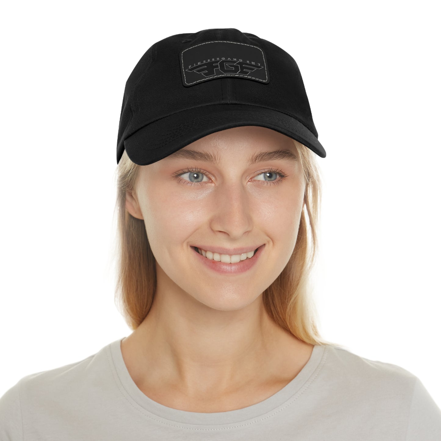 FGE Custom Leather Patch Dad Hat, Casual Cap, Stylish Dad Hat, Outdoor Hat, Perfect Gift for Dads, Father's Day Gift, Adjustable Cap