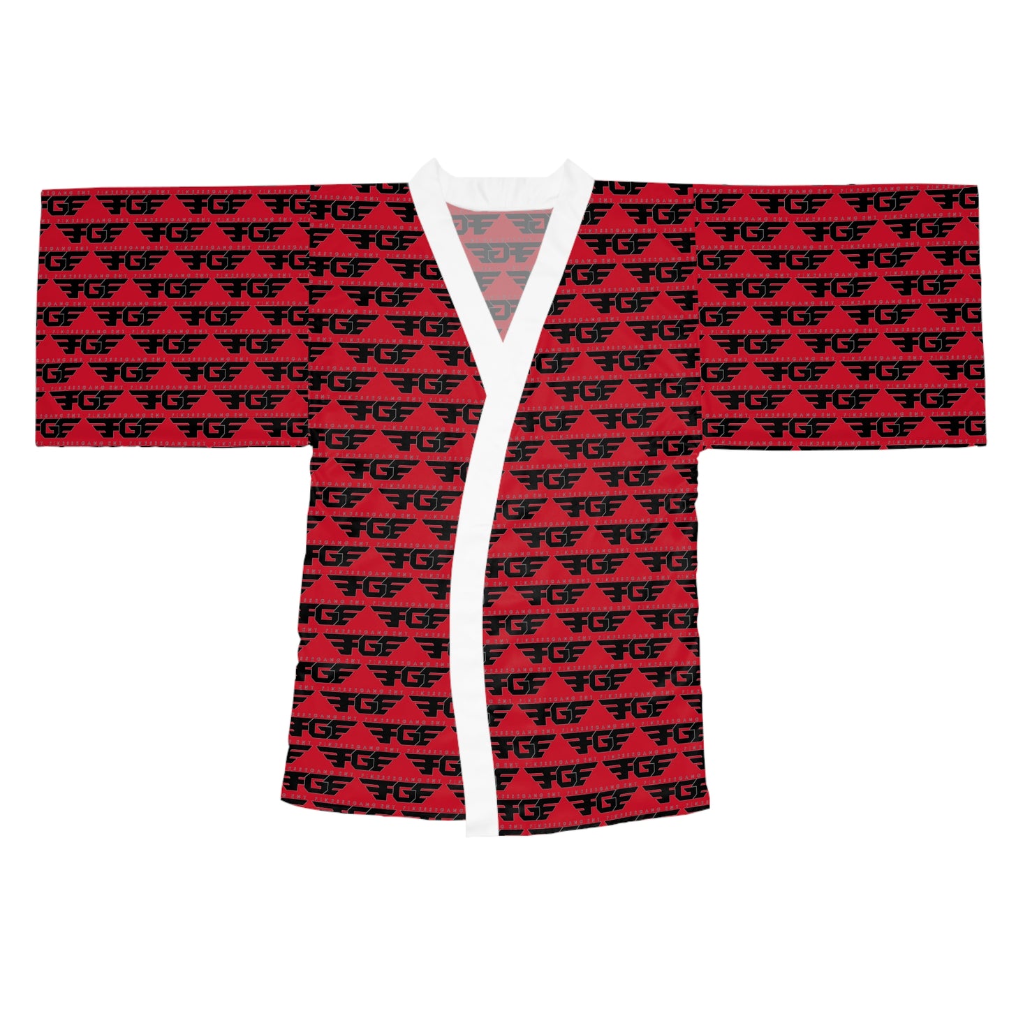 Stylish FGE Long Sleeve Kimono Robe, Perfect for Lounging, Relaxation, Gifts for Her, Self-Care, Cozy Fashion
