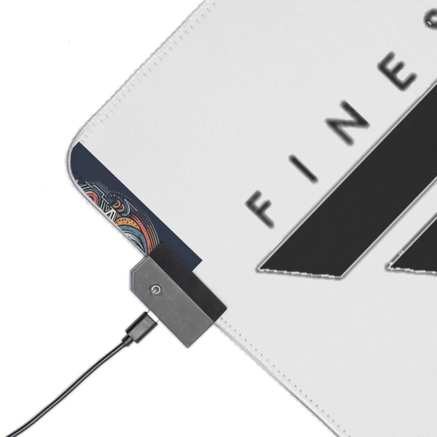 Finesse Gang LED Gaming Mouse Pad - Vibrant RGB Backlit Desk Mat for Gamers, PC Accessories, Gaming Setup, Unique Gift