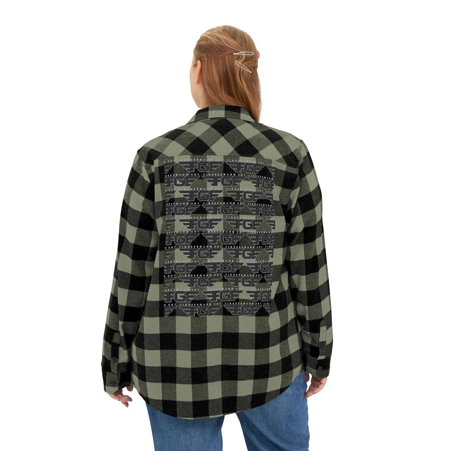 Cozy FGE Unisex Flannel Shirt for Fall Adventures, Casual Outing, Outdoor Gifting, Halloween Gatherings