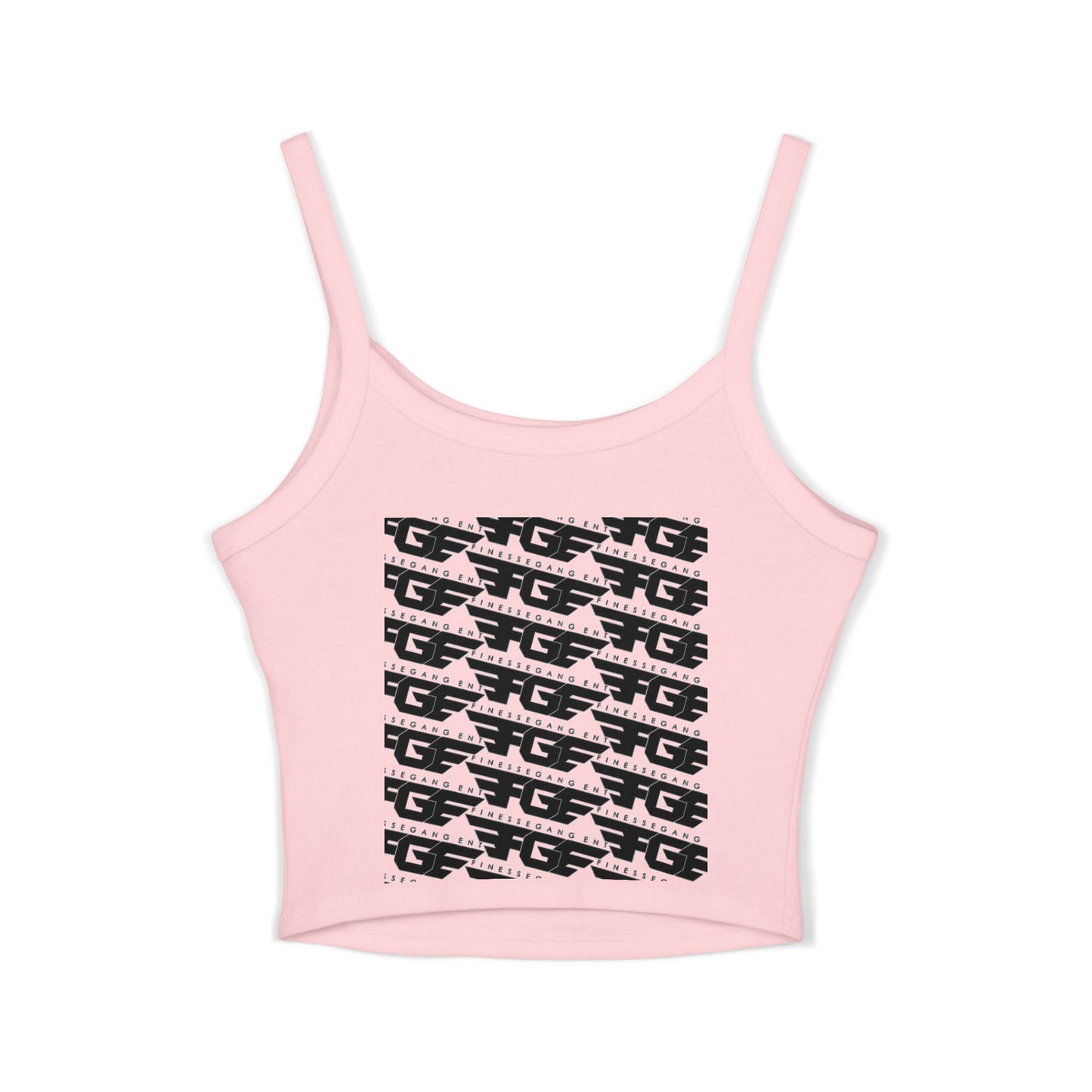 FGE Stylish Women's Spaghetti Strap Tank Top - Finessegagent Graphic Design