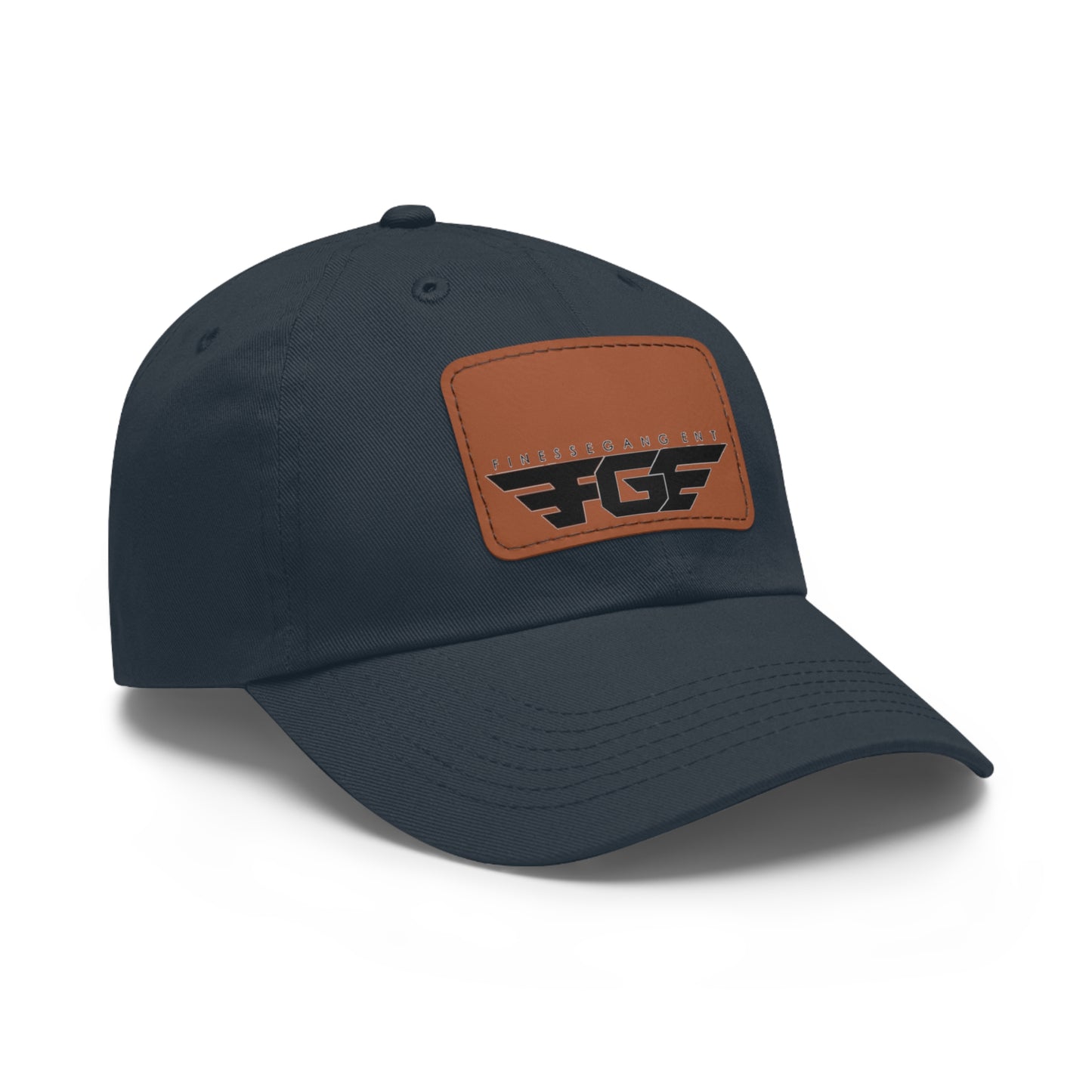 FGE Custom Leather Patch Dad Hat, Casual Cap, Stylish Dad Hat, Outdoor Hat, Perfect Gift for Dads, Father's Day Gift, Adjustable Cap
