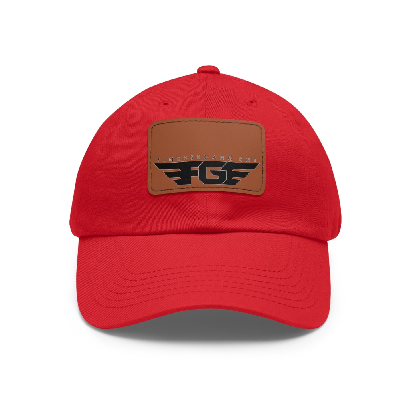 FGE Custom Leather Patch Dad Hat, Casual Cap, Stylish Dad Hat, Outdoor Hat, Perfect Gift for Dads, Father's Day Gift, Adjustable Cap