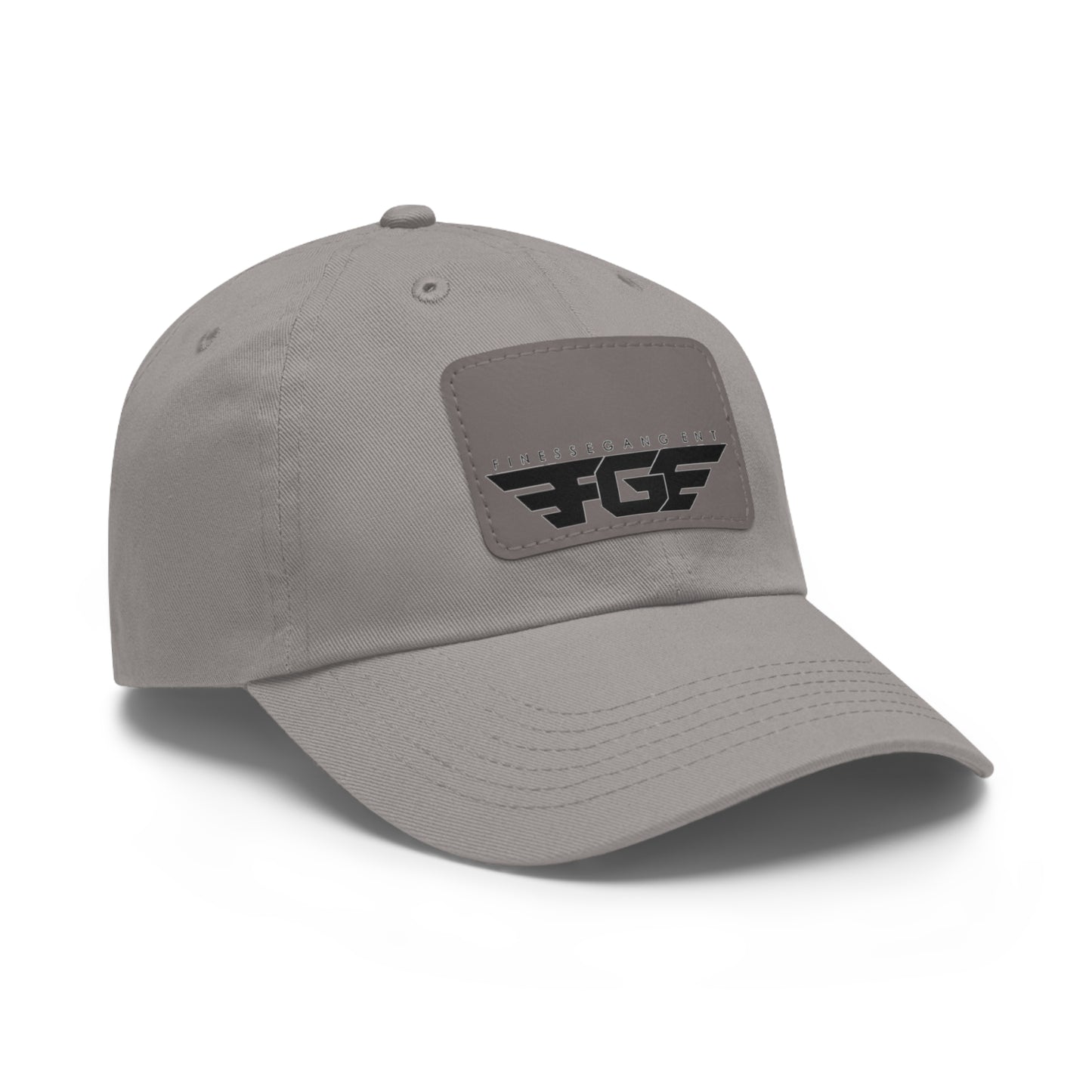 FGE Custom Leather Patch Dad Hat, Casual Cap, Stylish Dad Hat, Outdoor Hat, Perfect Gift for Dads, Father's Day Gift, Adjustable Cap