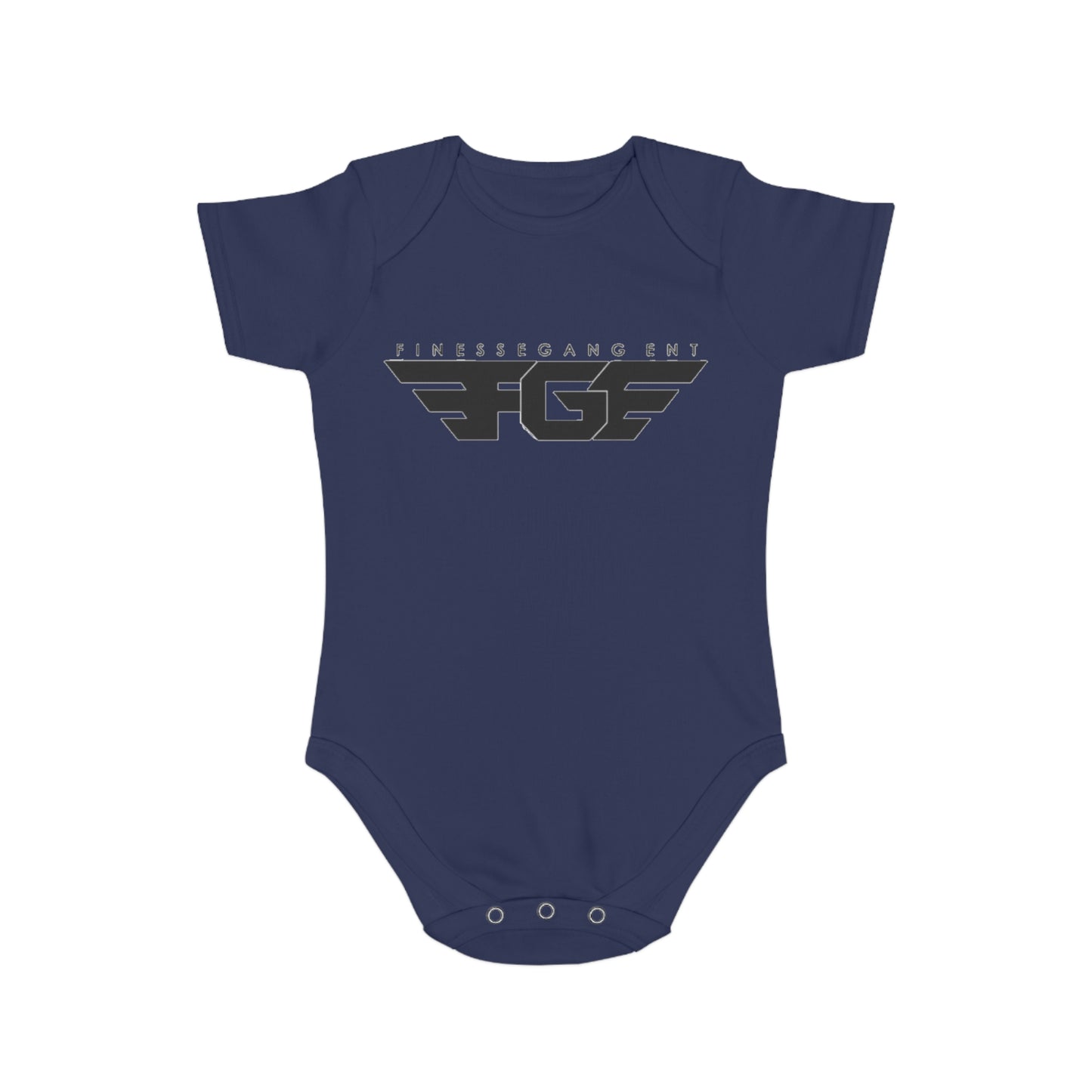 Finesse Agent Short Sleeve Baby Bodysuit - Trendy Infant Apparel