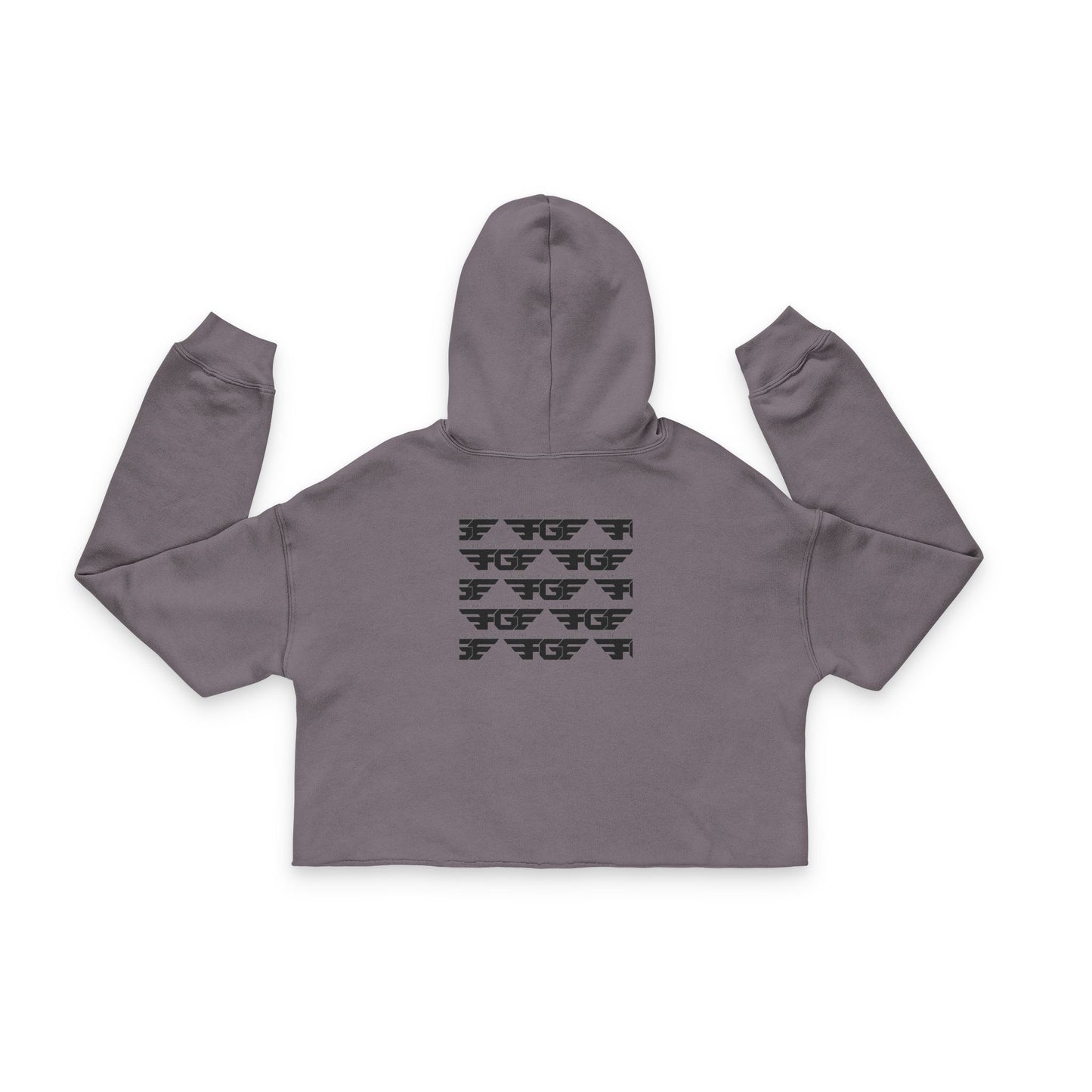 Cozy Women's FGE Cropped Hoodie, Trendy Sweatshirt, Casual Fashion, Outdoor Comfort, Gift for Her