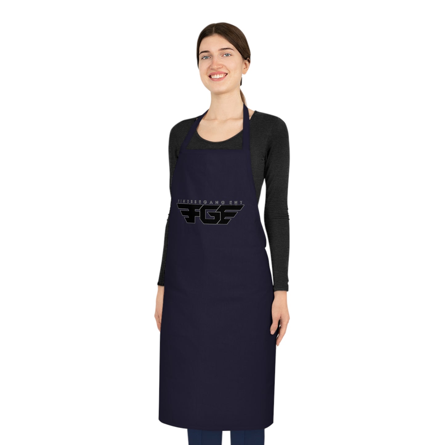 Stylish FGE Cotton Apron for Cooking, BBQ, Baking, Gift for Chefs, Personalized Kitchen Accessory, Housewarming Gift