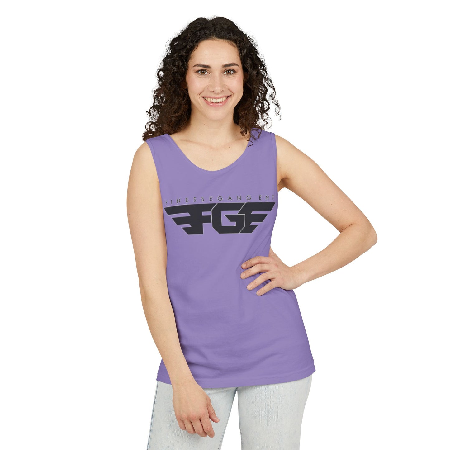 Trendy FGE Unisex Graphic Tank Top - Perfect for Summer, Casual Outings, Fitness, Parties, Gifts