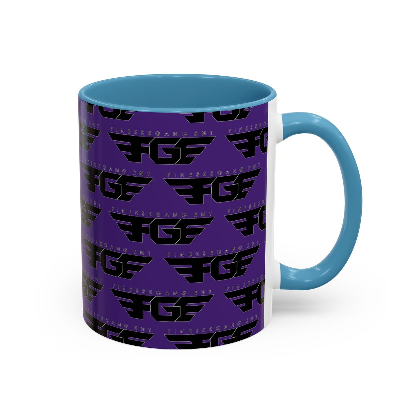 Funky Purple Accent Coffee Mug - Unique Gift for Coffee Lovers, Stylish Home Decor, Office Essential, Birthday Present, Empowering Vibes