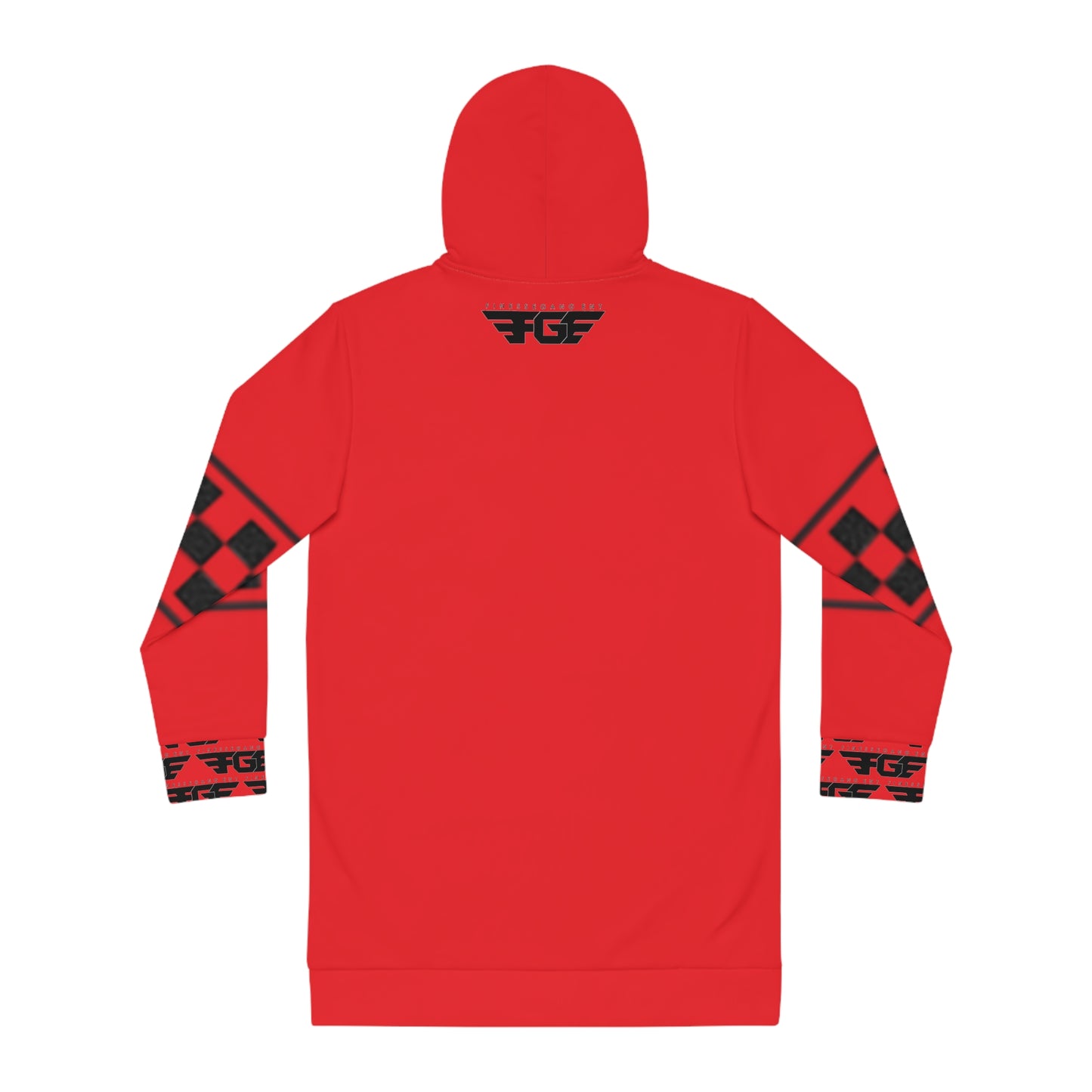Stylish FGE Women's Hoodie Dress with Unique Graphic Design | Casual Apparel, Loungewear, Gift for Her, Athleisure, Trendy Fashion