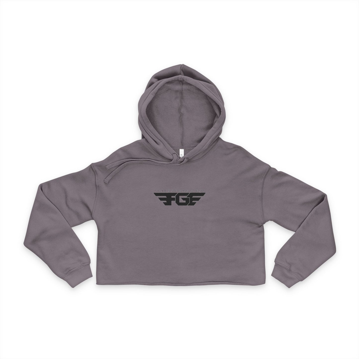 Cozy Women's FGE Cropped Hoodie, Trendy Sweatshirt, Casual Fashion, Outdoor Comfort, Gift for Her