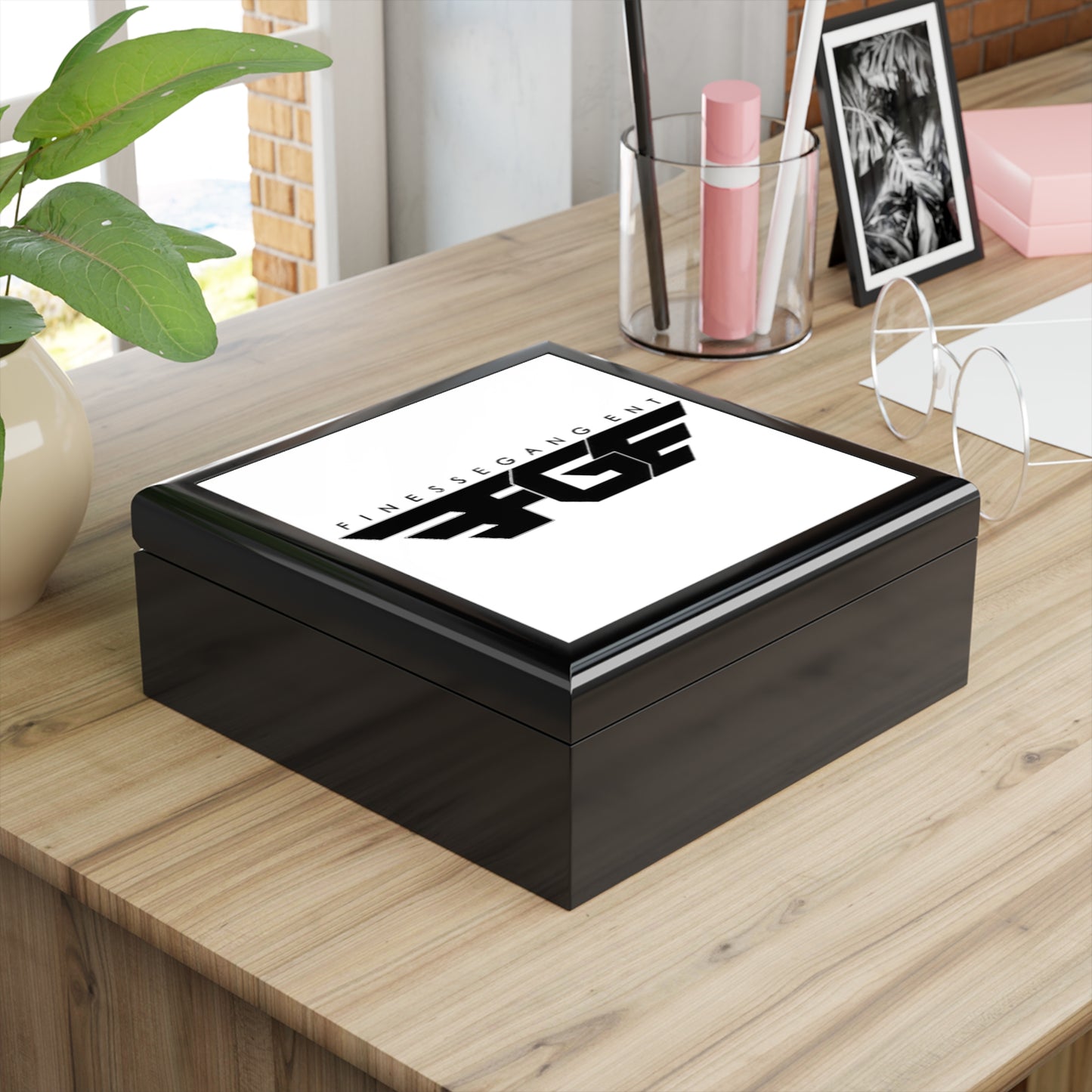 Stylish FGE Jewelry Box for Organizing Rings, Earrings & Necklaces, Perfect Gift for Her, Personalized Accessory Storage, FGE Design