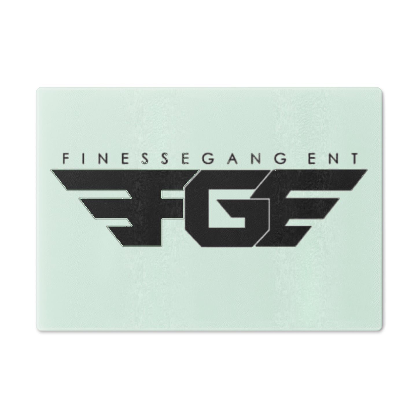 Stylish FGE Glass Cutting Board for Finessegang Enthusiasts, Kitchen Decor, Personalized Gift, Home Cooking, Modern Kitchen Essentials