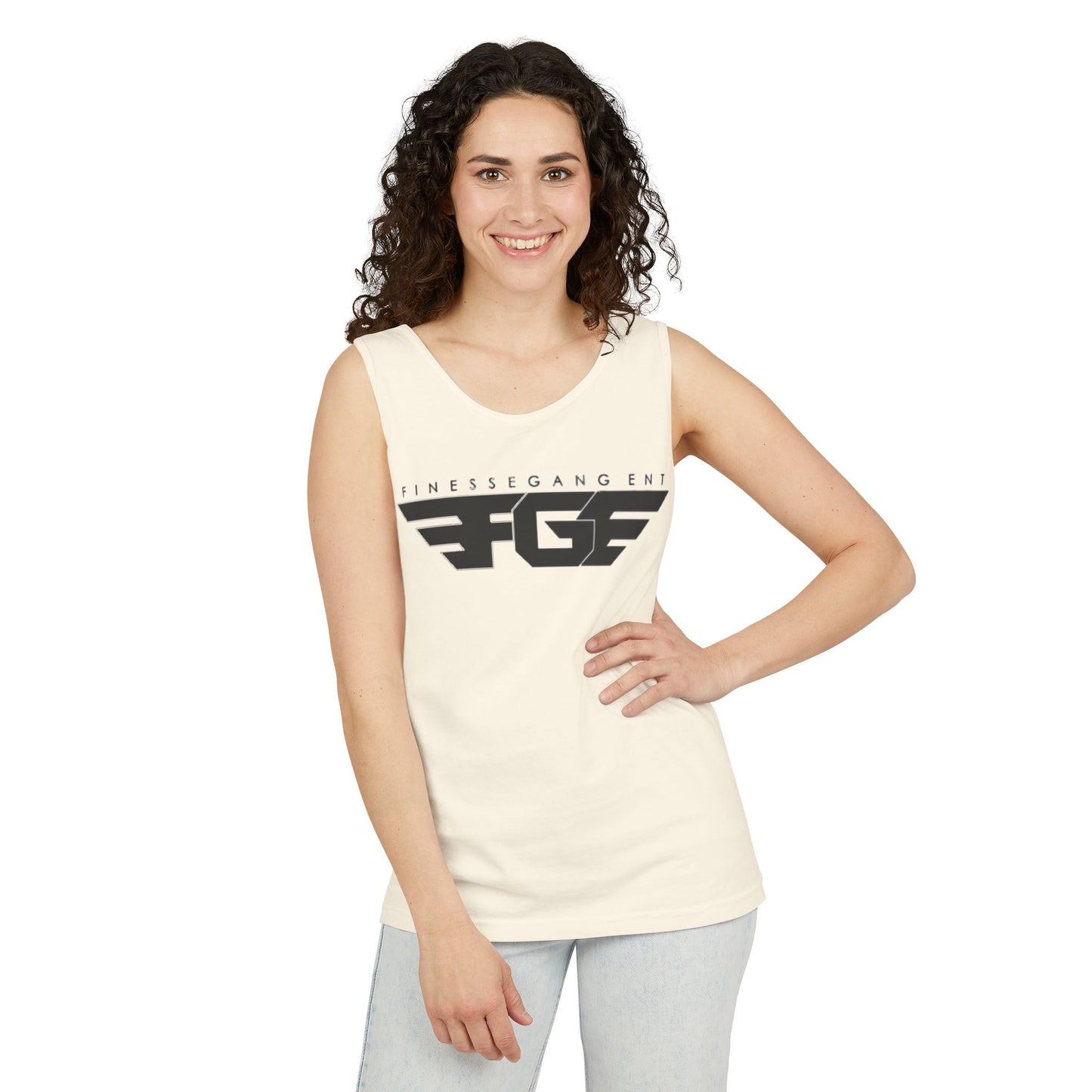 Trendy FGE Unisex Graphic Tank Top - Perfect for Summer, Casual Outings, Fitness, Parties, Gifts