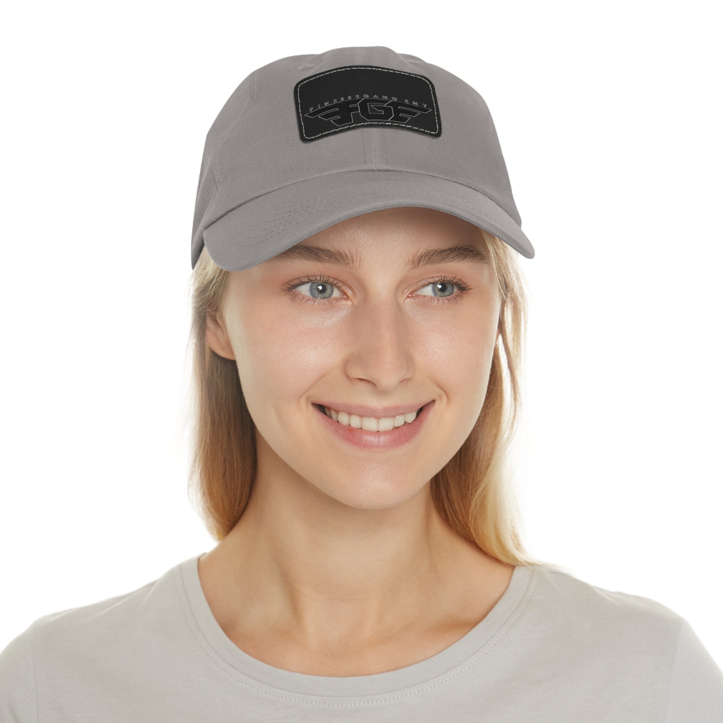 FGE Custom Leather Patch Dad Hat, Casual Cap, Stylish Dad Hat, Outdoor Hat, Perfect Gift for Dads, Father's Day Gift, Adjustable Cap