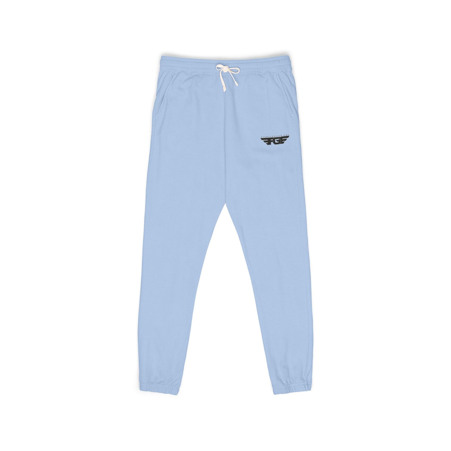 Comfy FGE Garment-Dyed Fleece Sweatpants - Unisex Loungewear, Ideal for Relaxation, Cozy Evenings, Casual Outings, Gift for Him/Her