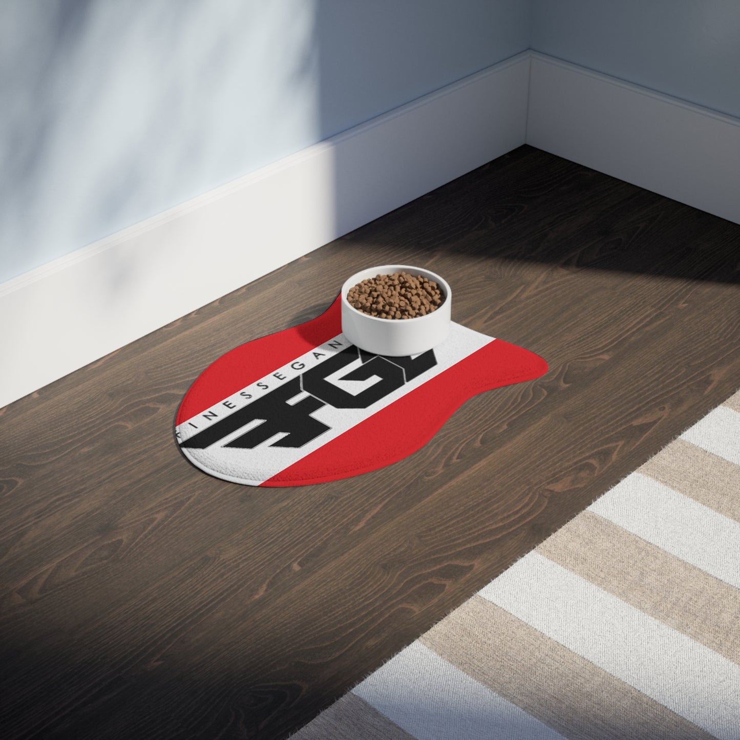 FGE Pet Feeding Mats - Personalized Dog Bowl Pads, Stylish Cat Meal Mats, Customizable Pet Placemats, Unique Food & Water Dispensers