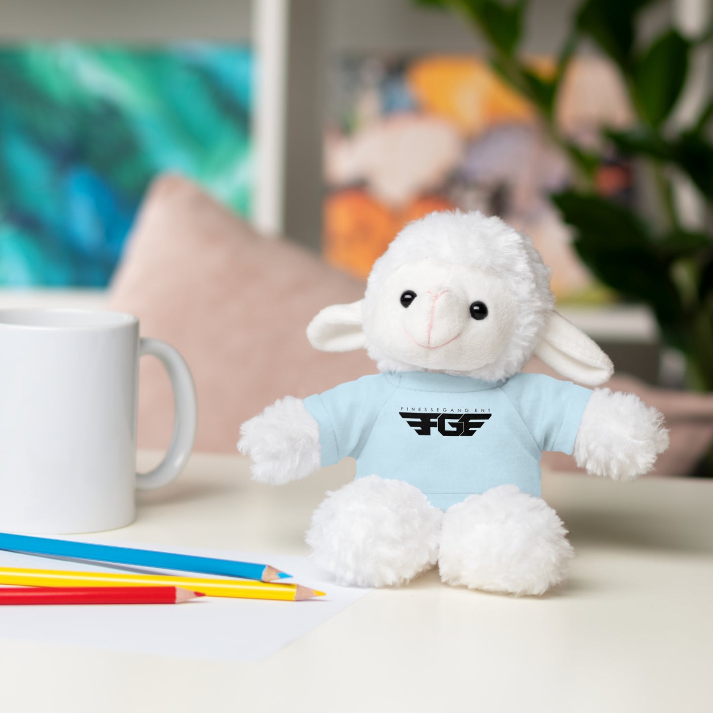 Stuffed Baby NESSY POOH Animals with FGE Tee