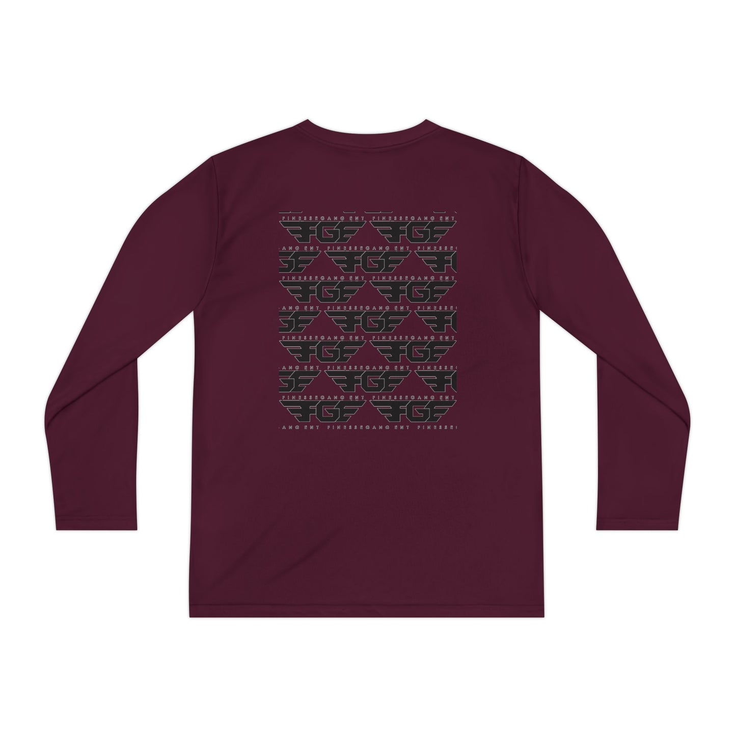 Youth FGE Long Sleeve Active Tee - Sportswear for Kids, Comfortable Athletic Shirt, Stylish Youth Tee for Team Events, Gift for Active Kids