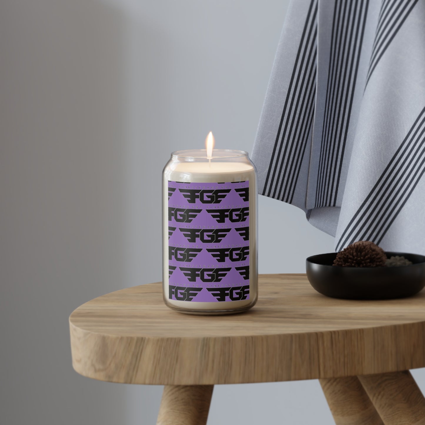 Scented FGE Soy Candle - Relaxing Aromatherapy, Home Decor, Gift for Him/Her, Soy Wax Candle for Holidays, Unique Candle Design
