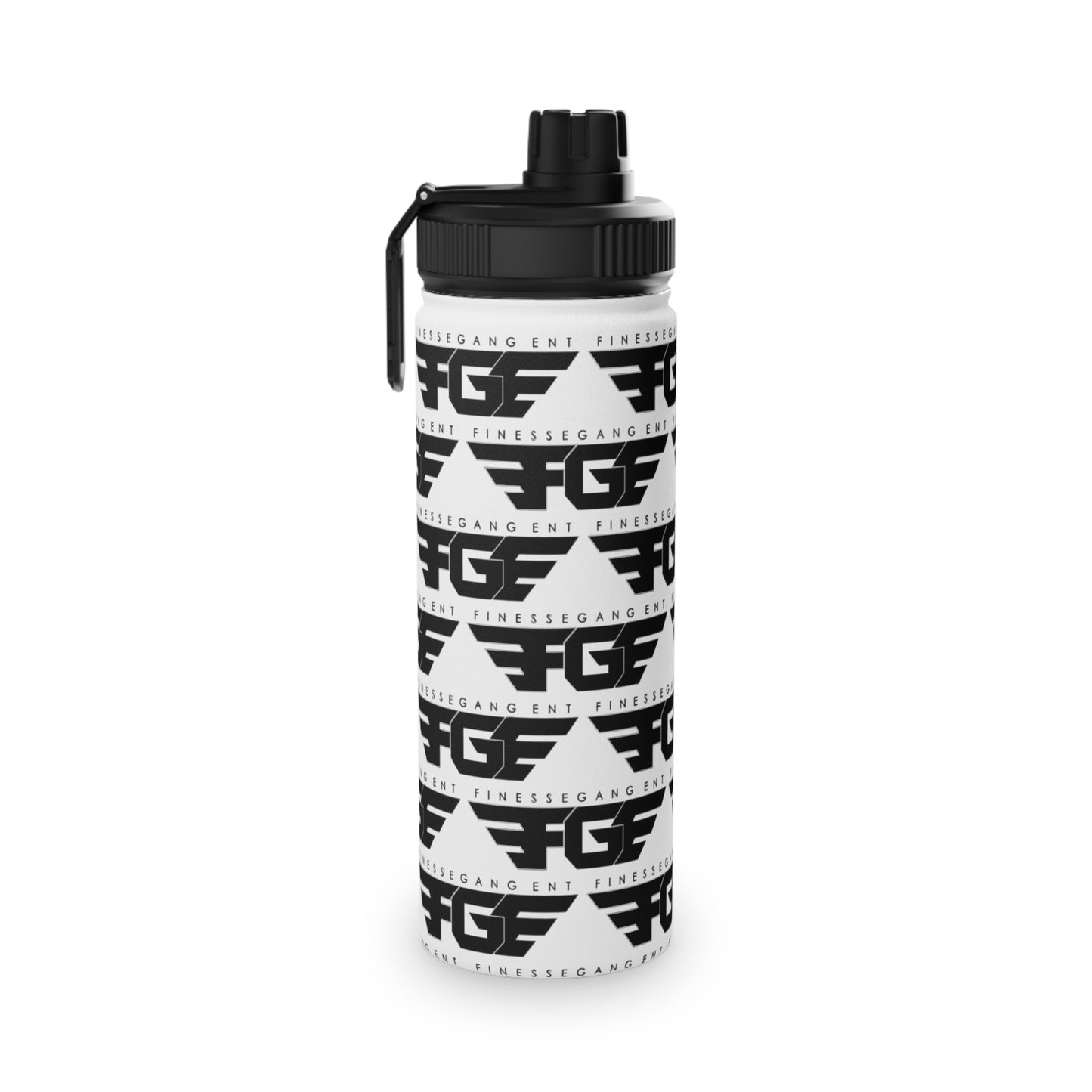 Fitness FGE Stainless Steel Water Bottle - Durable, Sleek, and Perfect for Sports, Hydration, Workout, Gym, Outdoor Activities