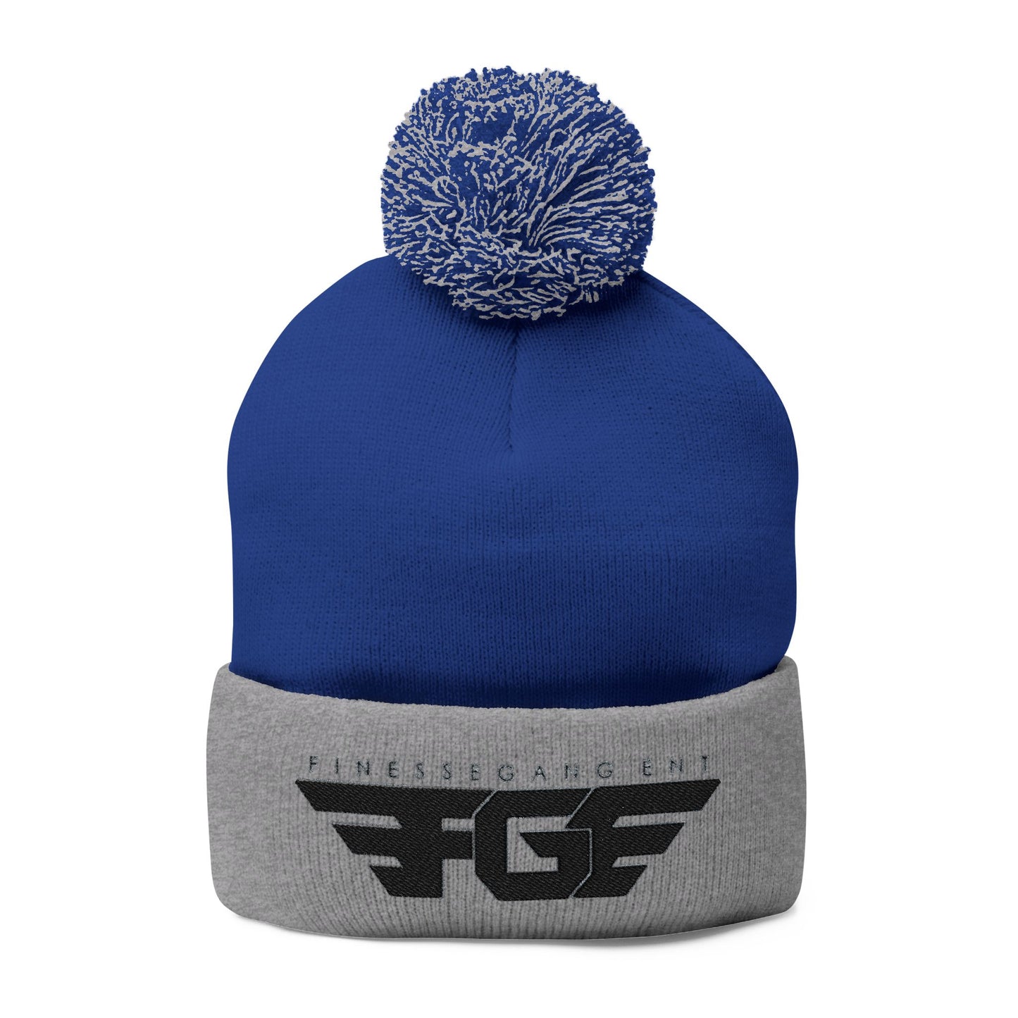FGE Pom-Pom Knit Cap (Embroidery)