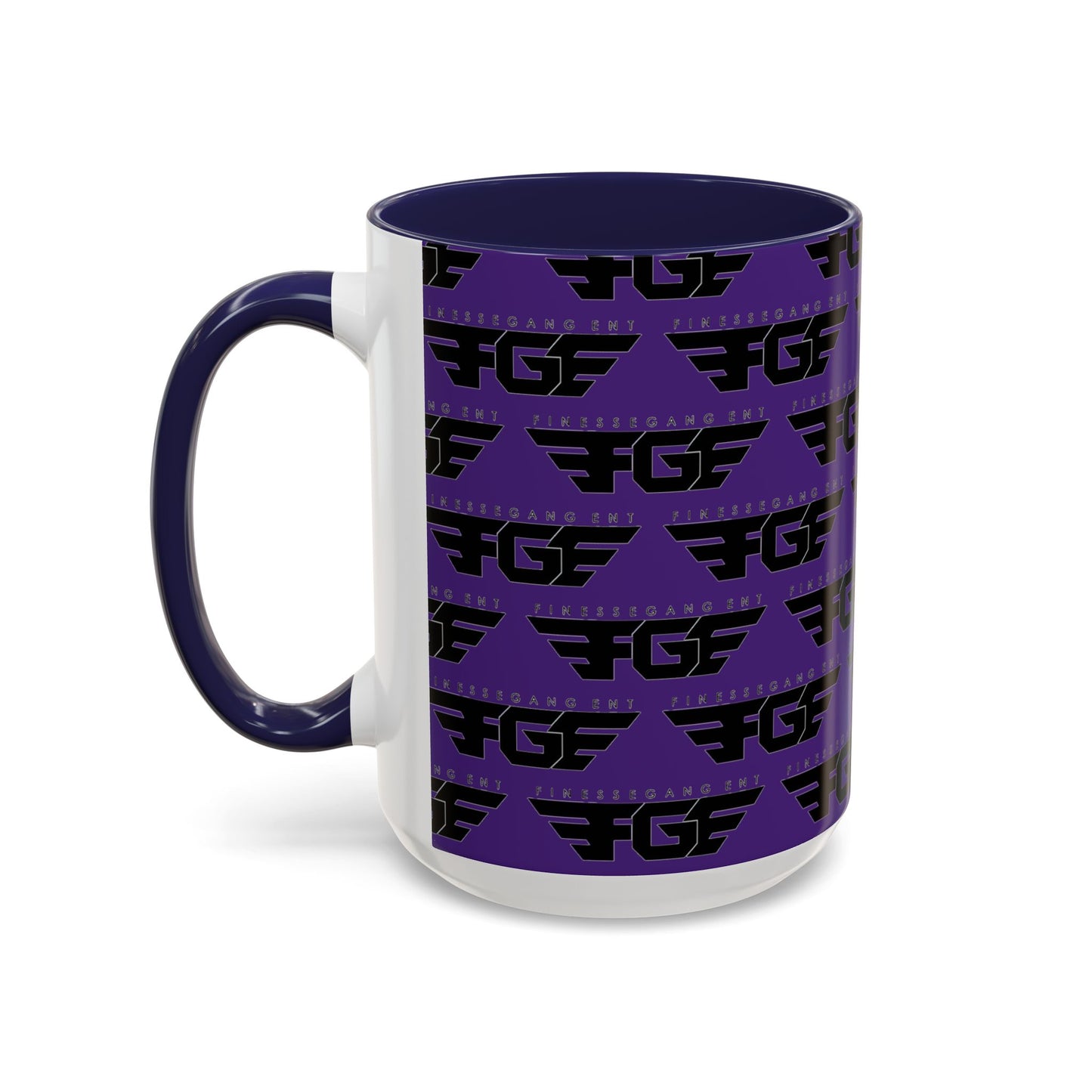 Funky Purple Accent Coffee Mug - Unique Gift for Coffee Lovers, Stylish Home Decor, Office Essential, Birthday Present, Empowering Vibes