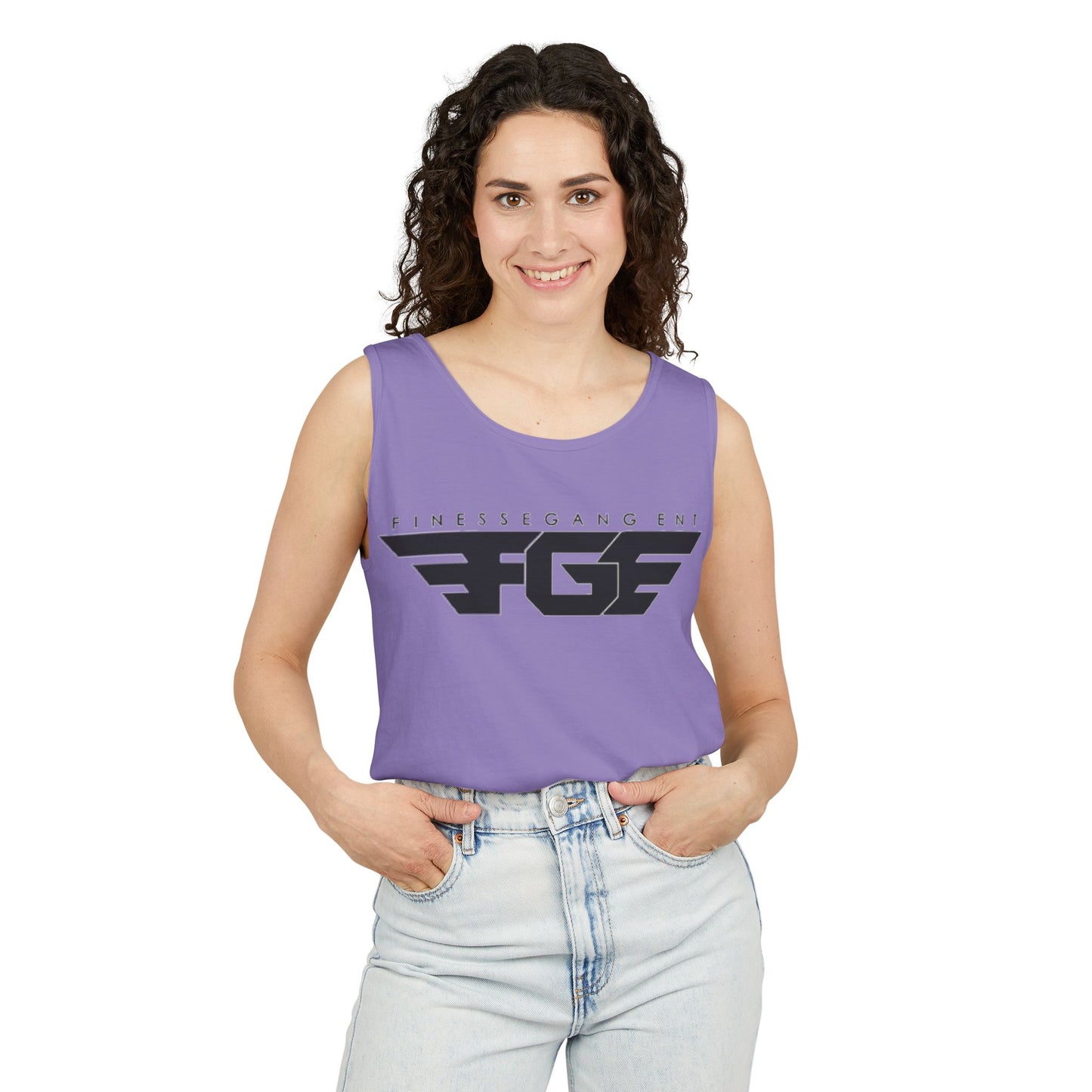 Trendy FGE Unisex Graphic Tank Top - Perfect for Summer, Casual Outings, Fitness, Parties, Gifts