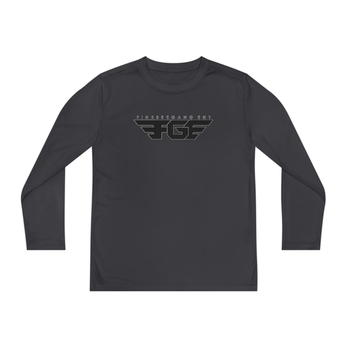 Youth FGE Long Sleeve Active Tee - Sportswear for Kids, Comfortable Athletic Shirt, Stylish Youth Tee for Team Events, Gift for Active Kids