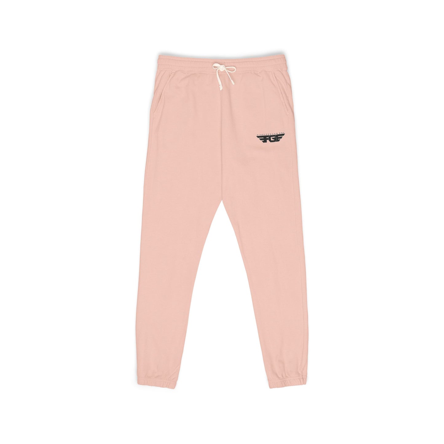 Comfy FGE Garment-Dyed Fleece Sweatpants - Unisex Loungewear, Ideal for Relaxation, Cozy Evenings, Casual Outings, Gift for Him/Her