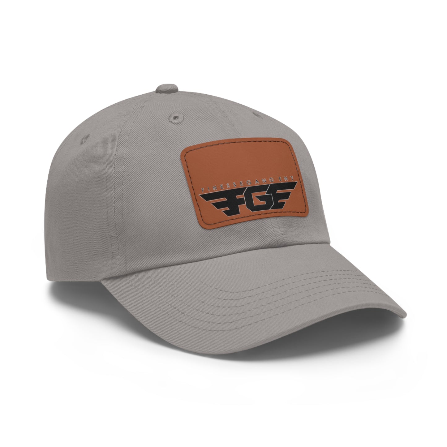 FGE Custom Leather Patch Dad Hat, Casual Cap, Stylish Dad Hat, Outdoor Hat, Perfect Gift for Dads, Father's Day Gift, Adjustable Cap